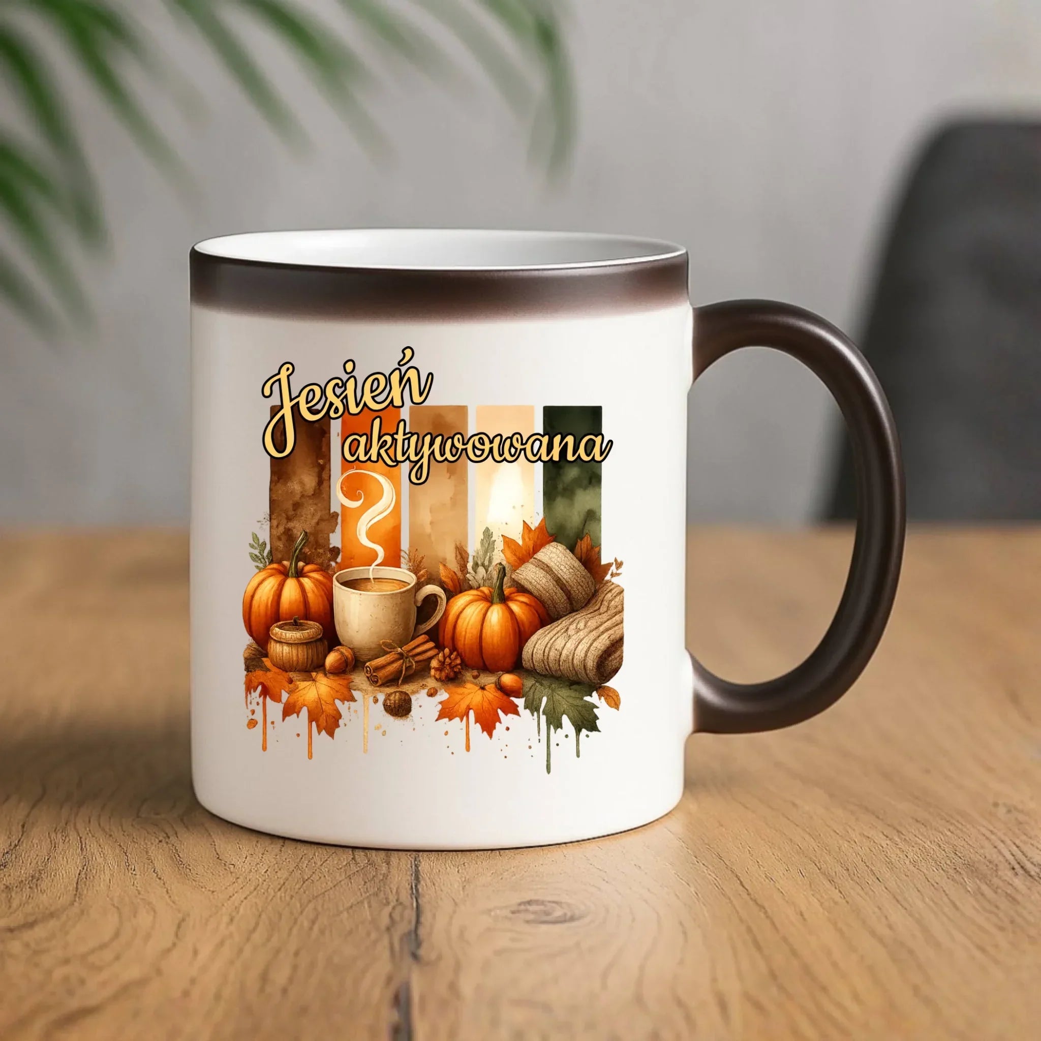 Kubek magiczny jesienny - Jesień aktywowana JS26 - StoryCups.pl