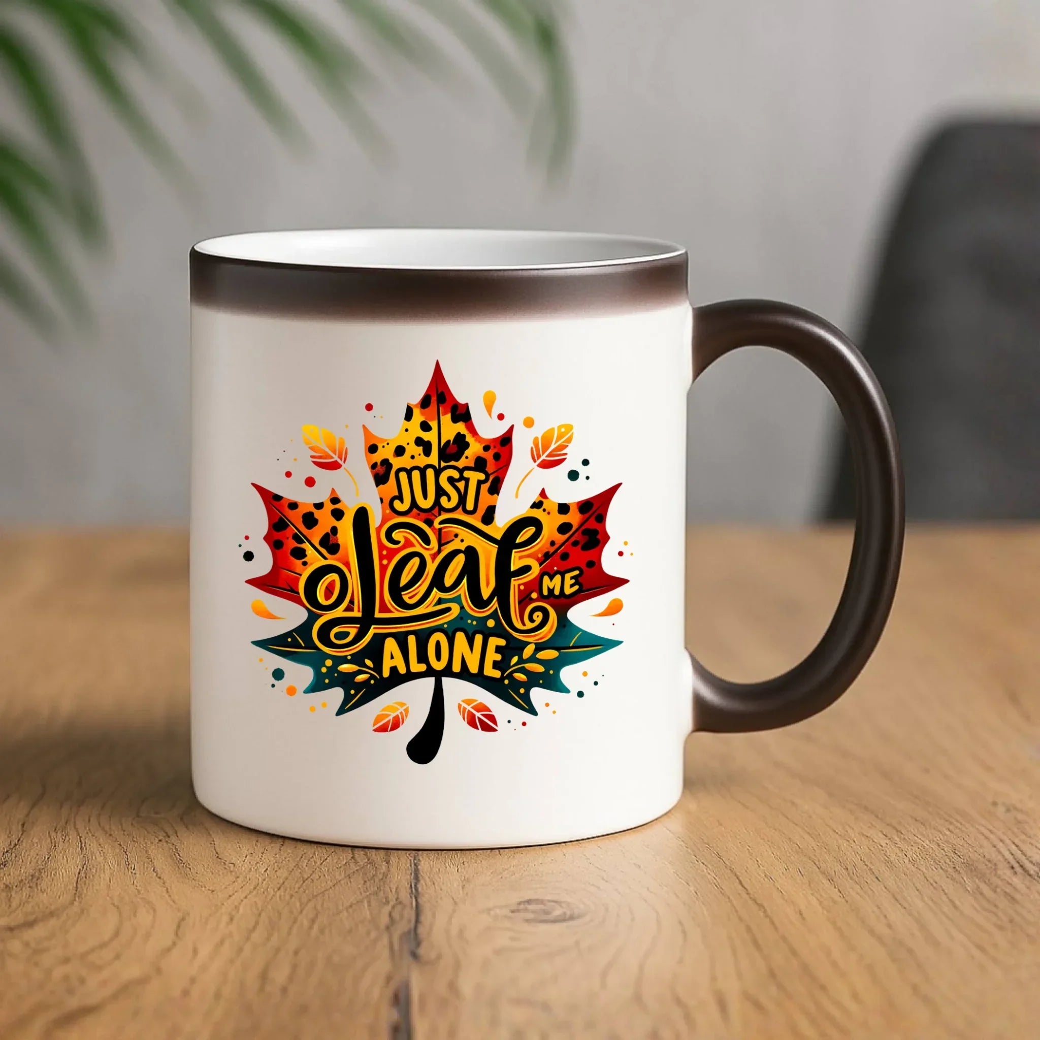 Kubek magiczny jesienny - Just leaf me alone JS22 - StoryCups.pl