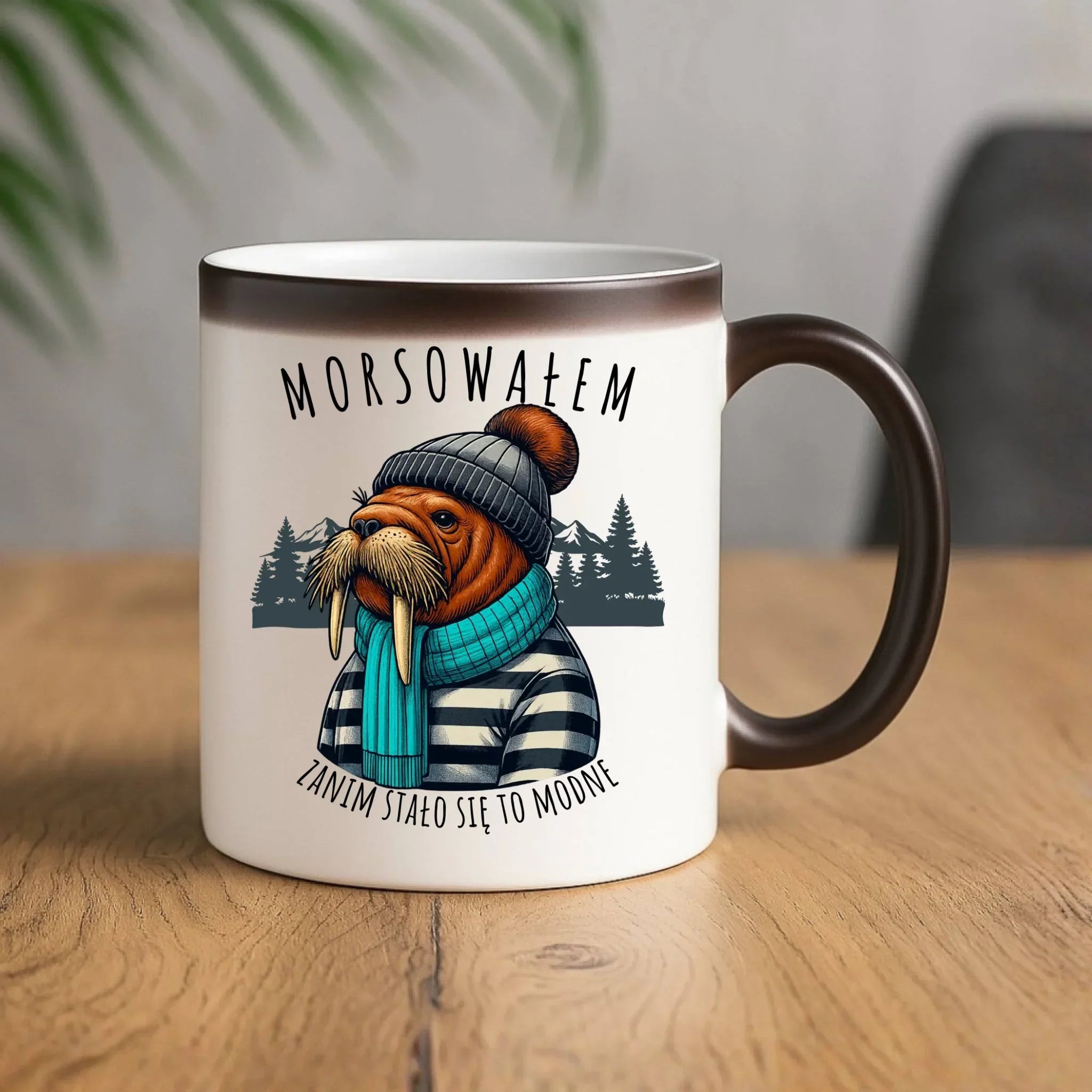 Kubek magiczny - prezent dla morsa - Morsowałem zanim stało się to modne - Mors HM08 - StoryCups.pl