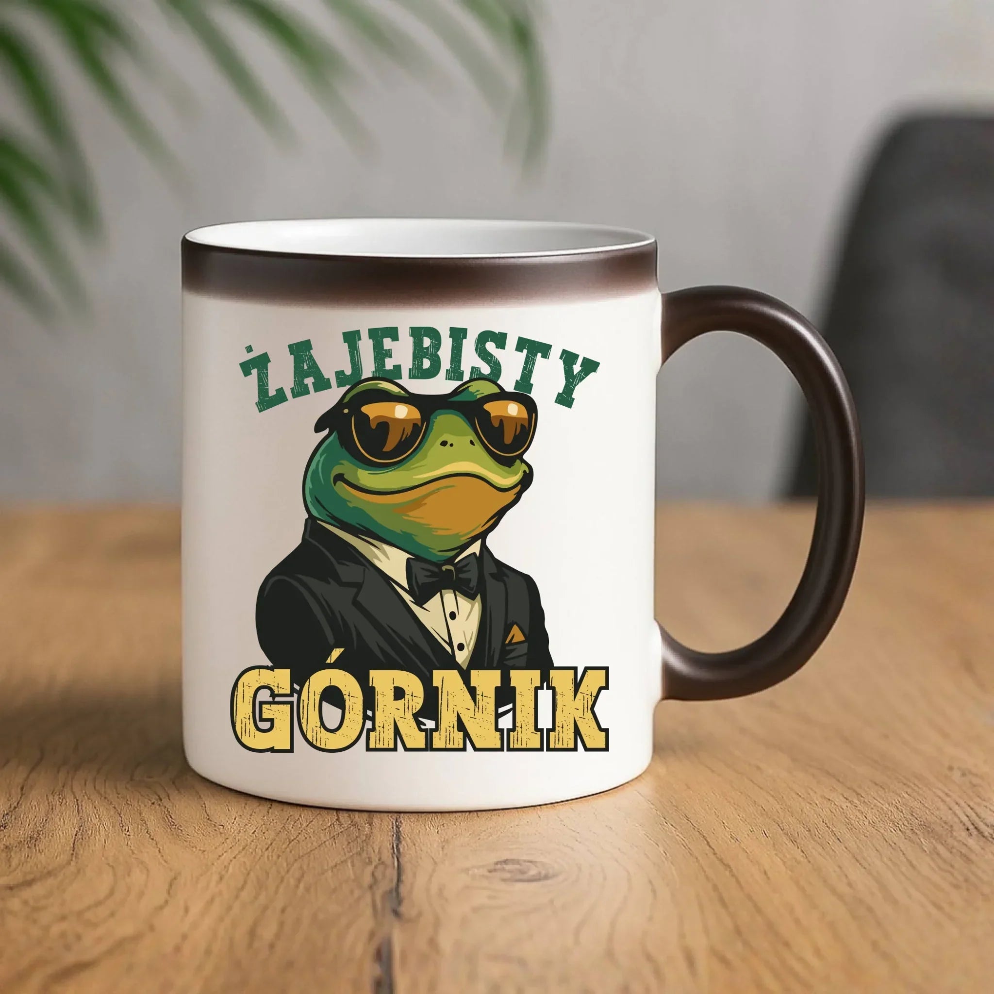 Kubek magiczny - prezent dla górnika - Żajebisty górnik G18 - StoryCups.pl