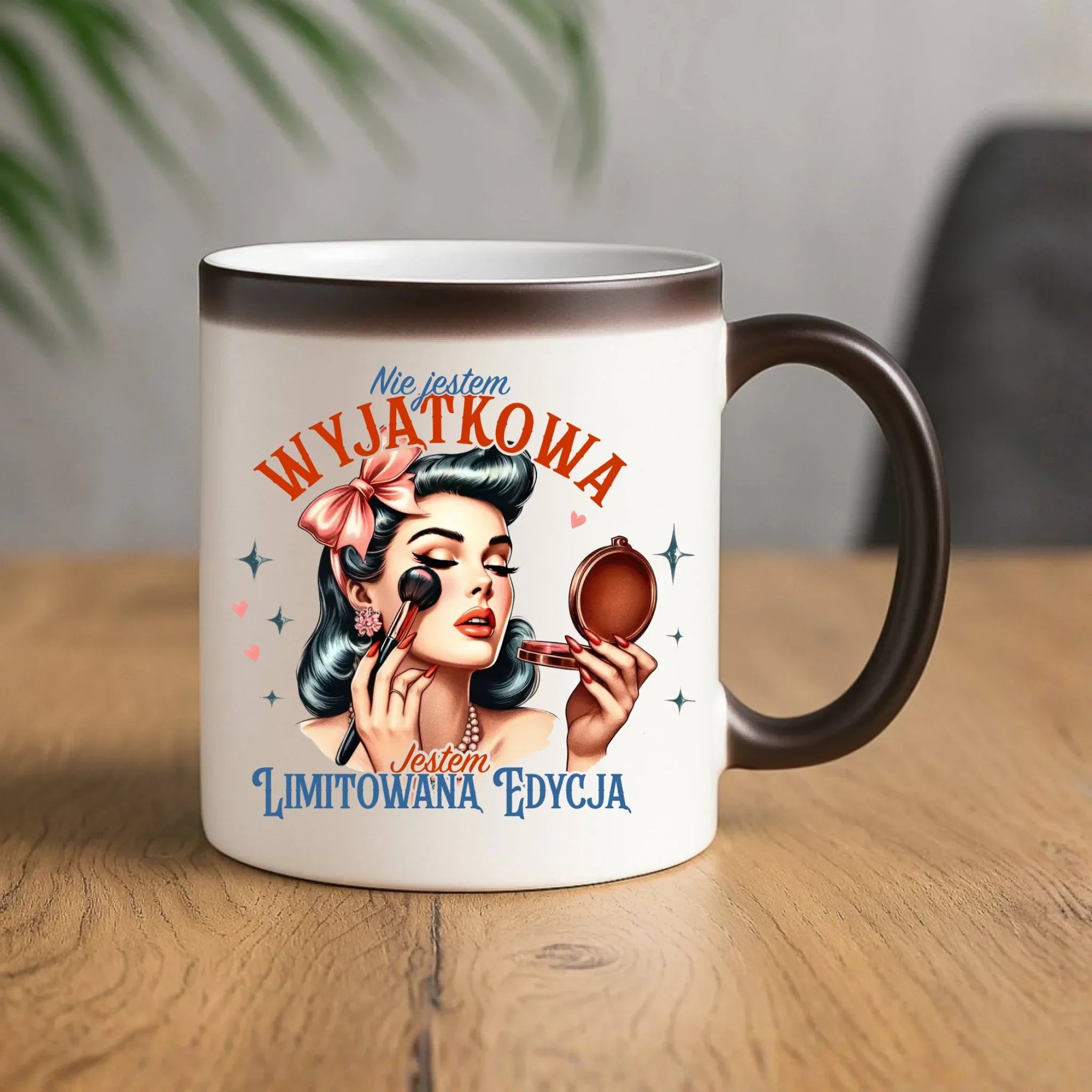 Kubek magiczny – Nie jestem wyjątkowa, jestem limitowaną edycją - retro DZ10 - StoryCups.pl