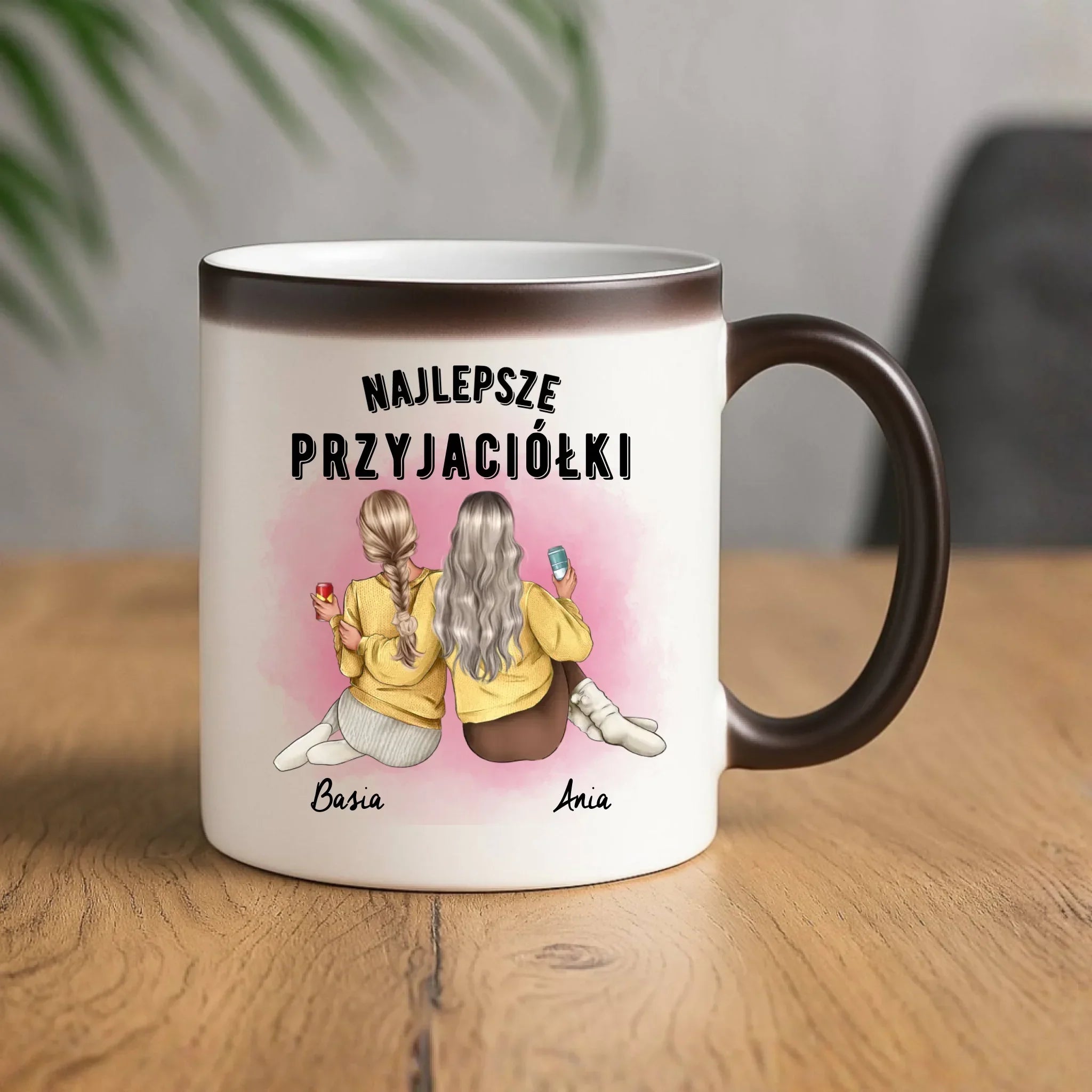 Kubek magiczny - prezent dla przyjaciółek - Najlepsze przyjaciółki 2-4 osób - personalizowany PR01 - StoryCups.pl