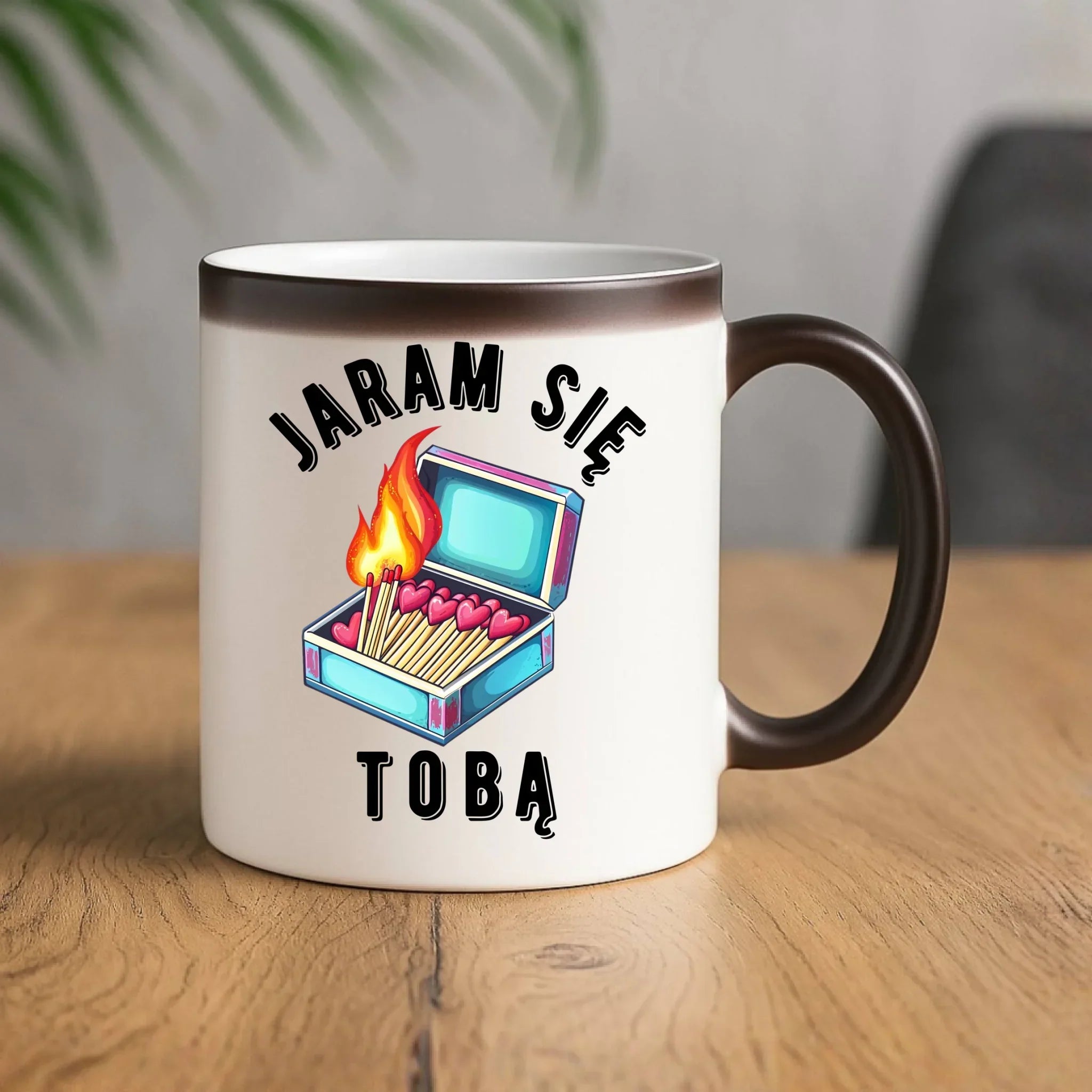 Kubek magiczny dla zakochanych - Jaram się Tobą W39 - StoryCups.pl