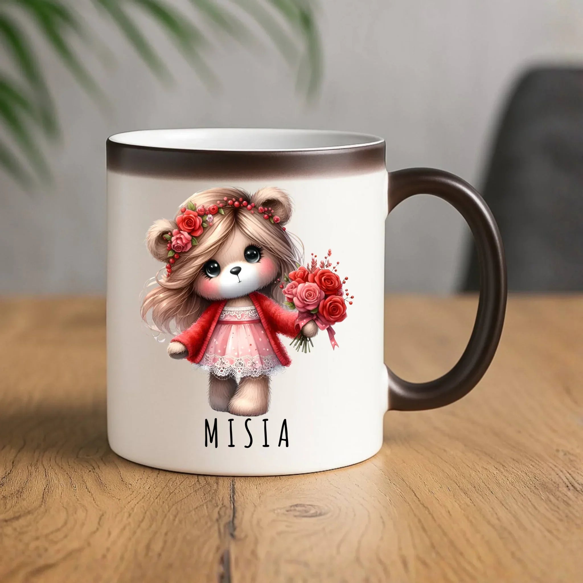 Kubek magiczny dla dziewczyny - Misia W35 - StoryCups.pl