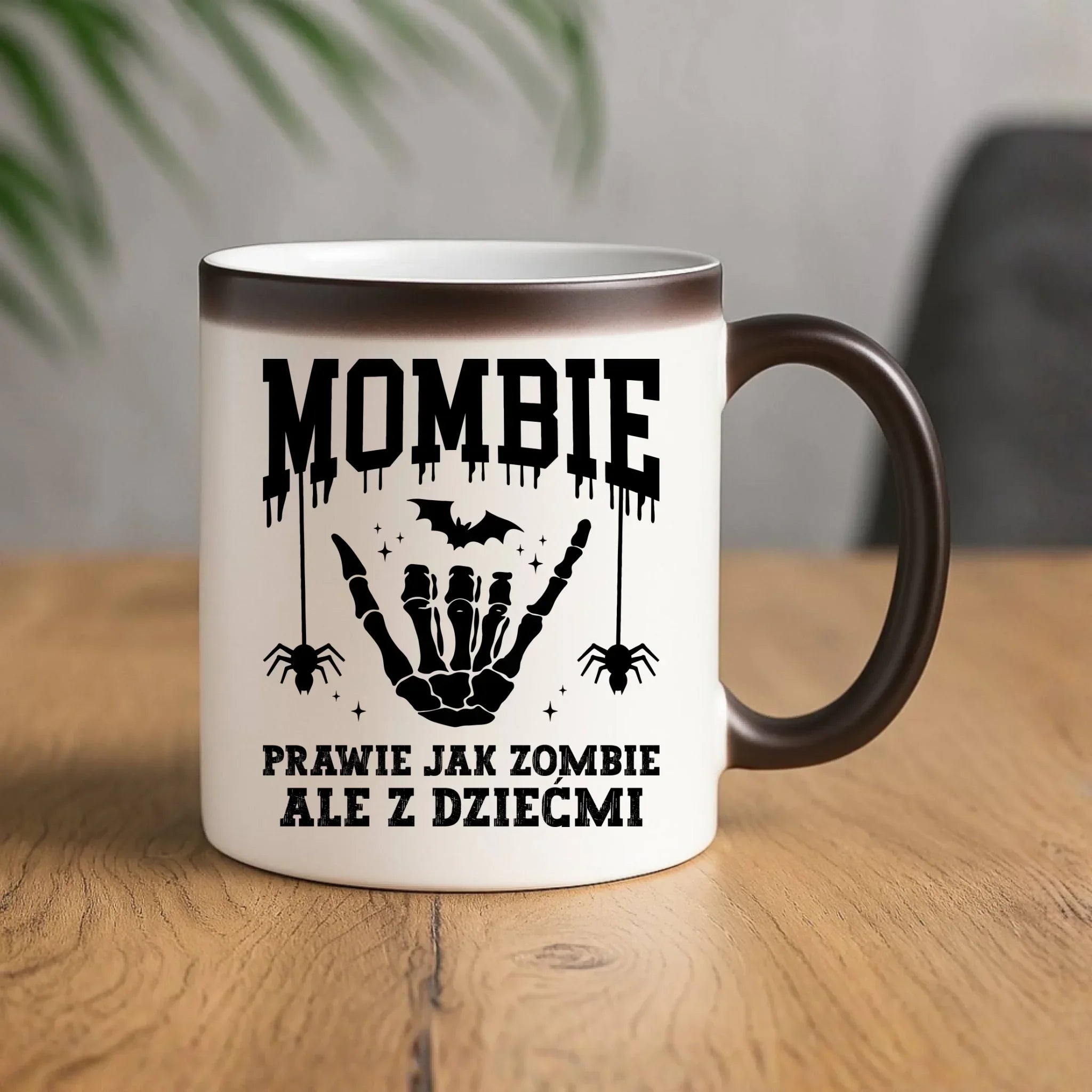 Kubek magiczny dla mamy - Mombie - zombie z dziećmi HL18 - StoryCups.pl