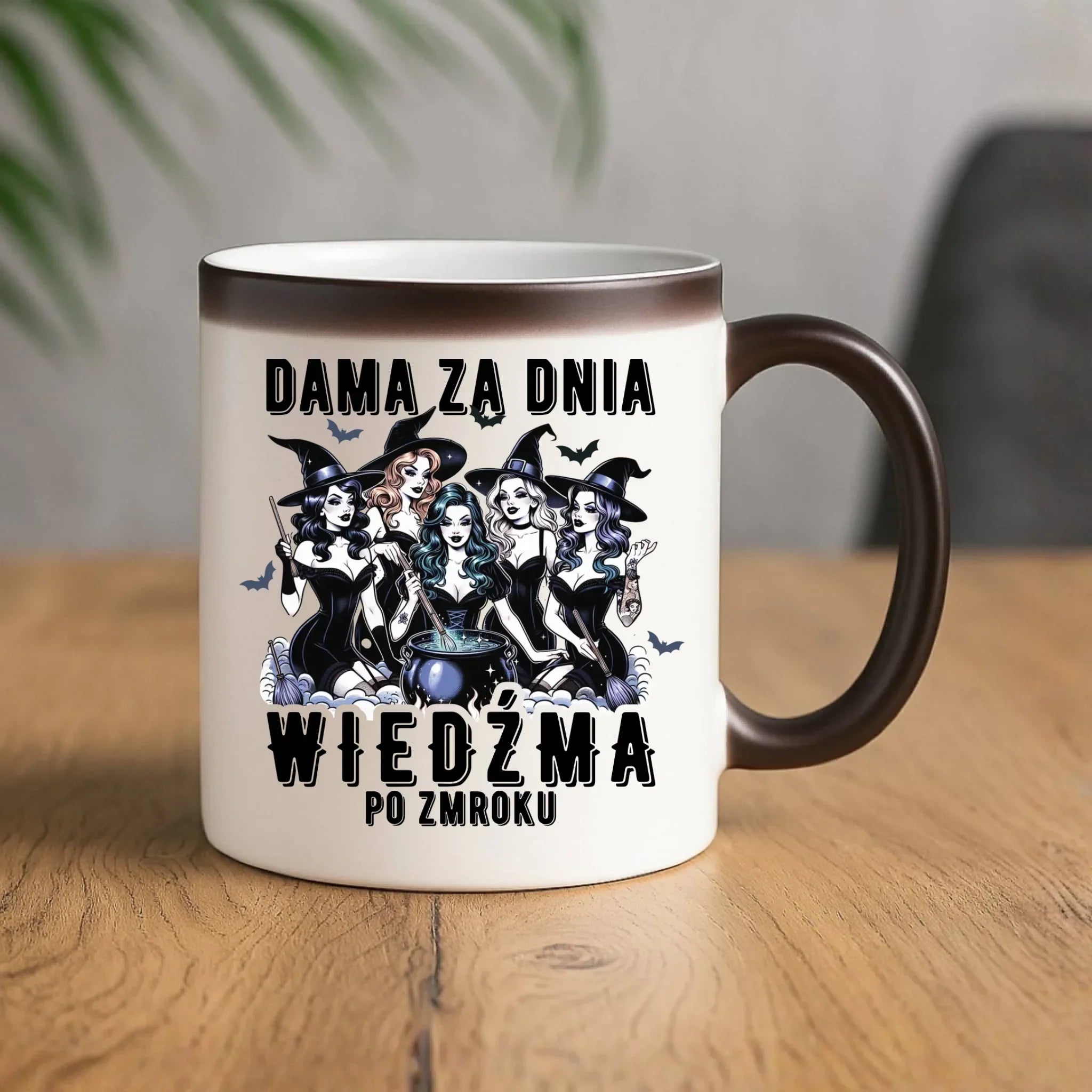 Kubek magiczny - Dama za dnia wiedźma po zmroku HL16 - StoryCups.pl