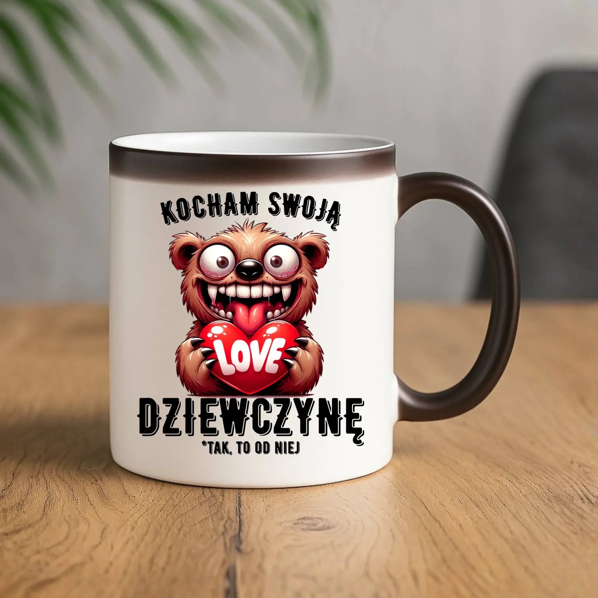 Kubek magiczny dla chłopaka - Kocham swoją dziewczynę W30 - StoryCups.pl
