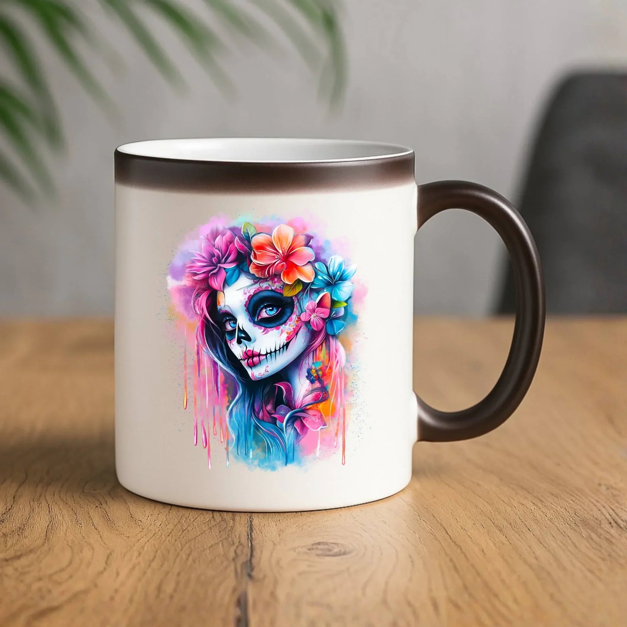 Kubek magiczny na Halloween - La Muerte HL05 - StoryCups.pl