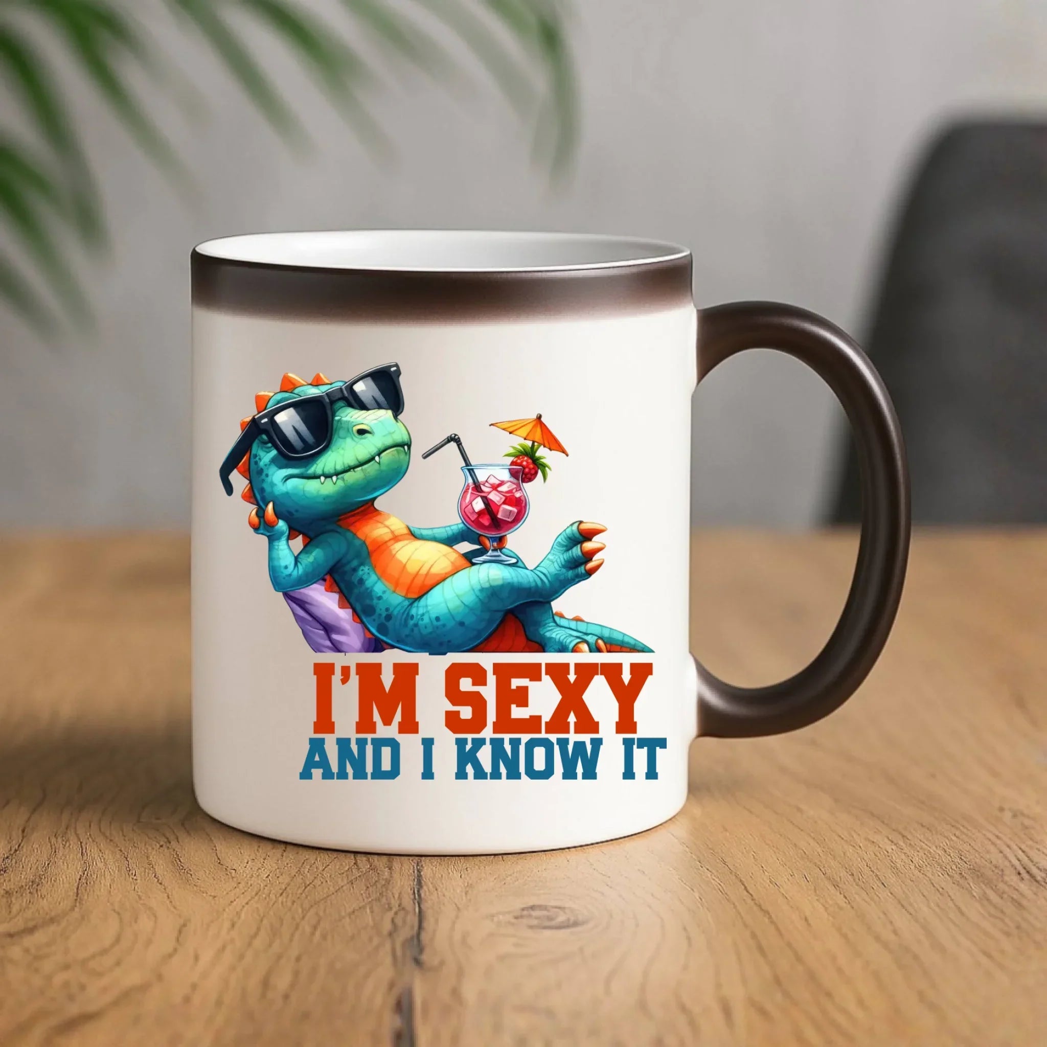 Kubek magiczny - prezent dla chłopaka - I'm sexy - śmieszny nadruk DCH28 - StoryCups.pl
