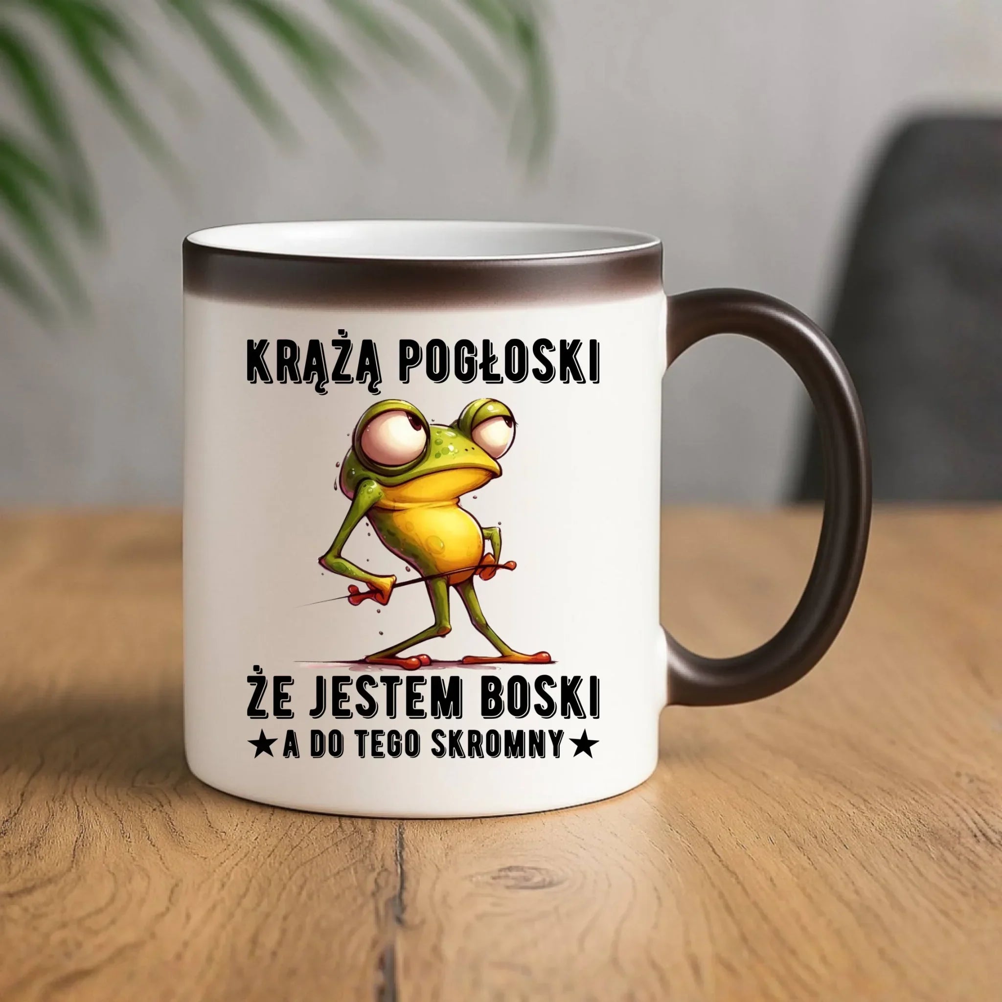 Kubek magiczny - prezent dla chłopaka - Jestem boski DCH15 - StoryCups.pl