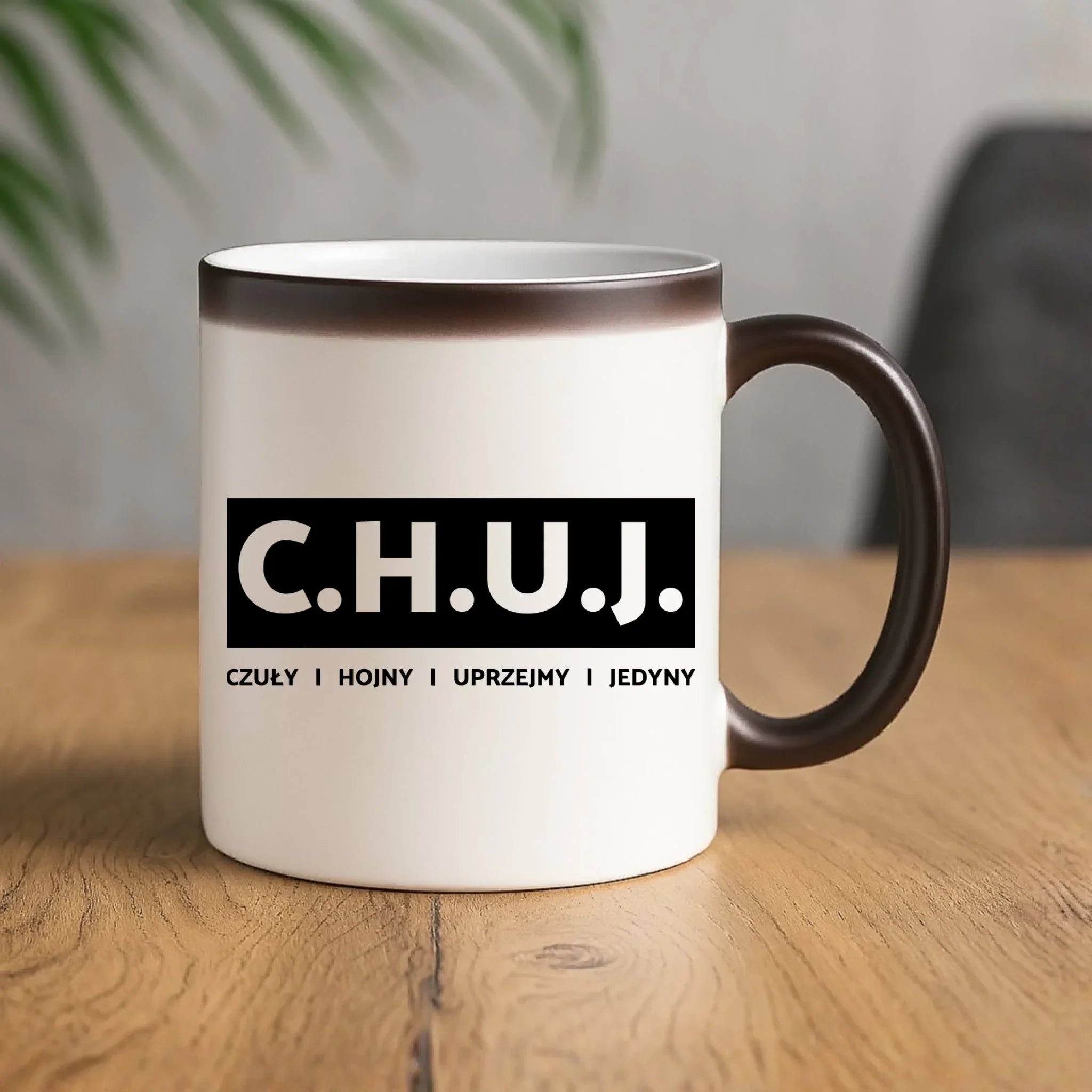 Kubek magiczny - prezent dla kolegi na Dzień Chłopaka przyjaciela - C.H.U.J. - bez cenzury DCH12 - StoryCups.pl