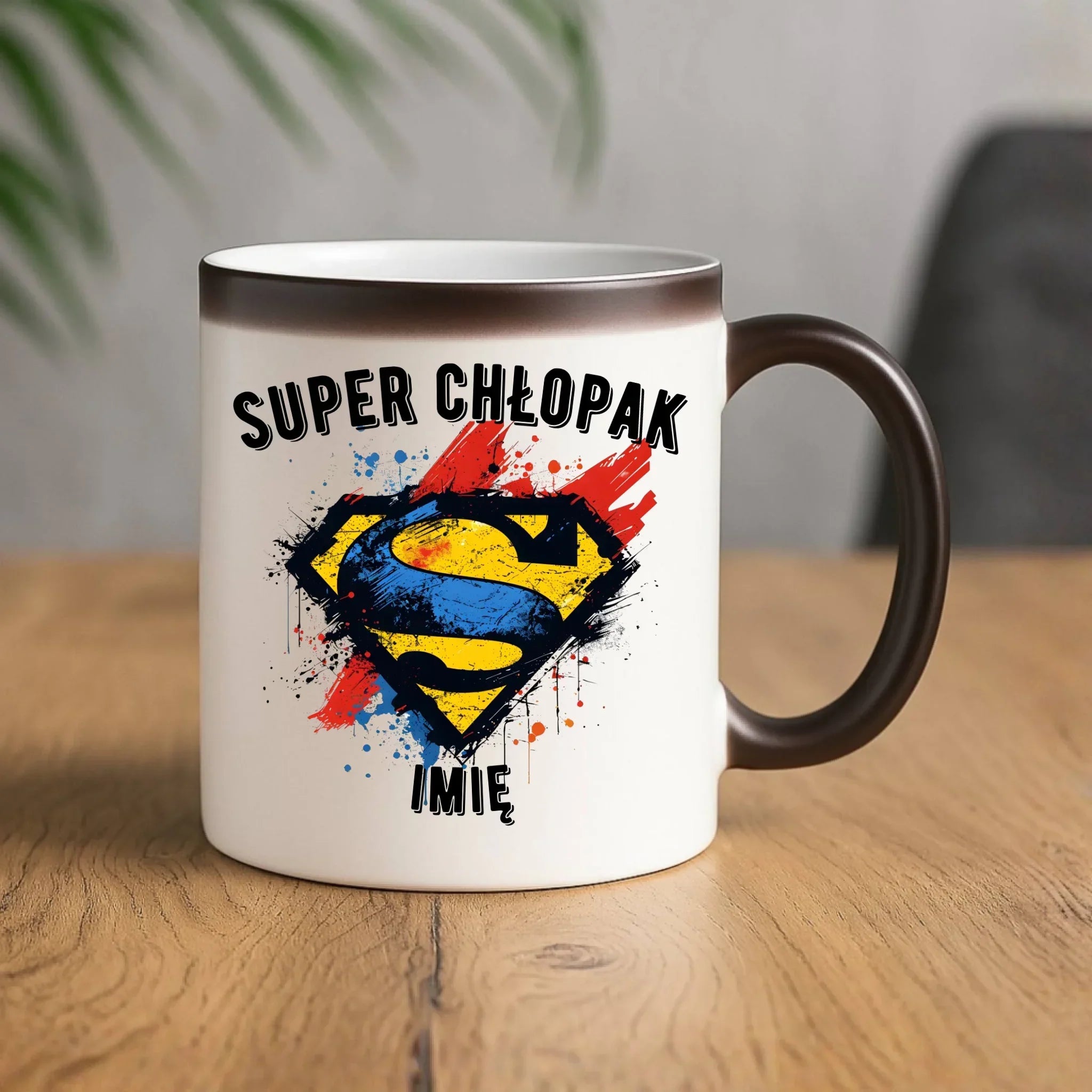Kubek magiczny - prezent na Dzień Chłopaka - Super Chłopak - personalizowany DCH18 - StoryCups.pl