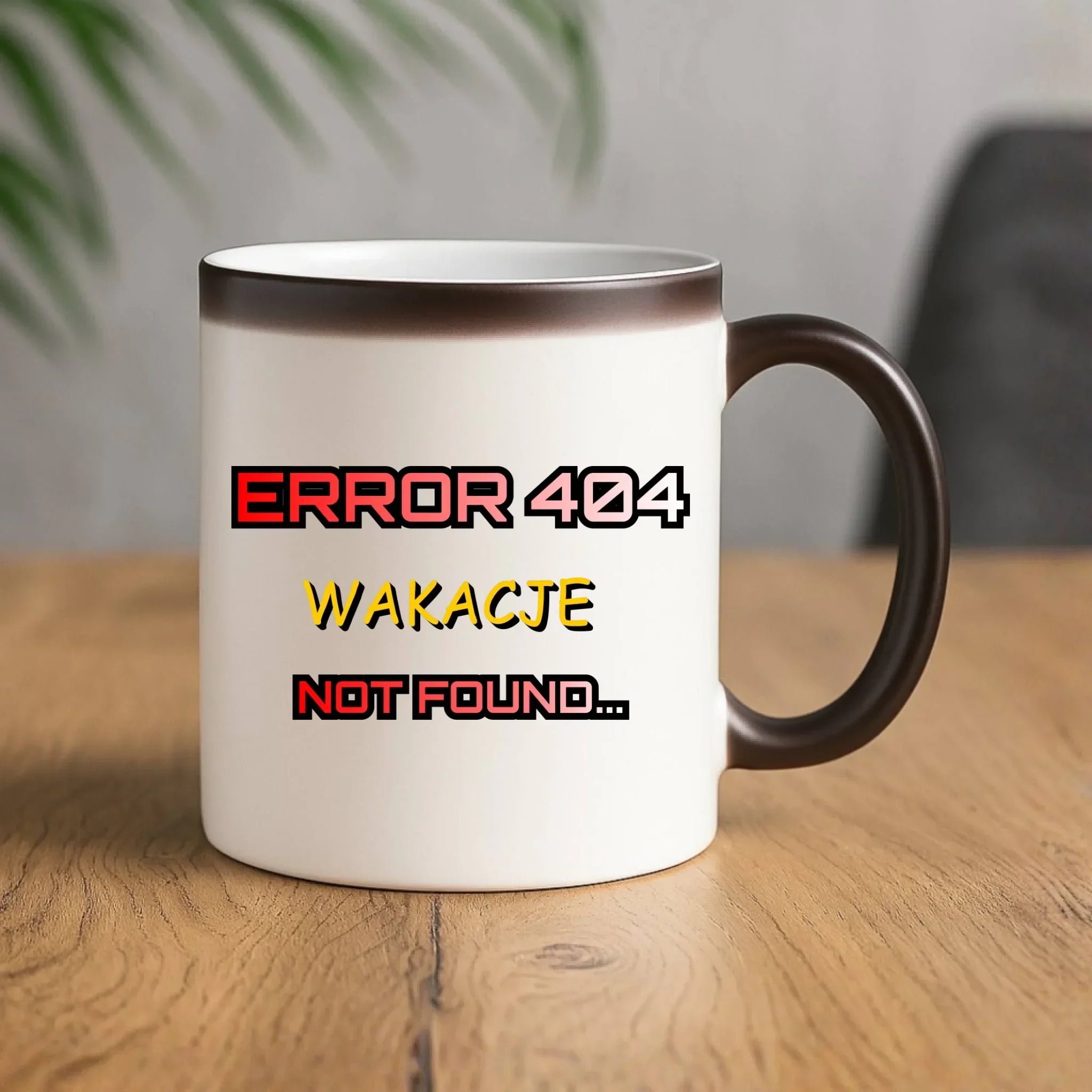 Kubek magiczny szkolny - Error 404 - śmieszny SZ15 - StoryCups.pl