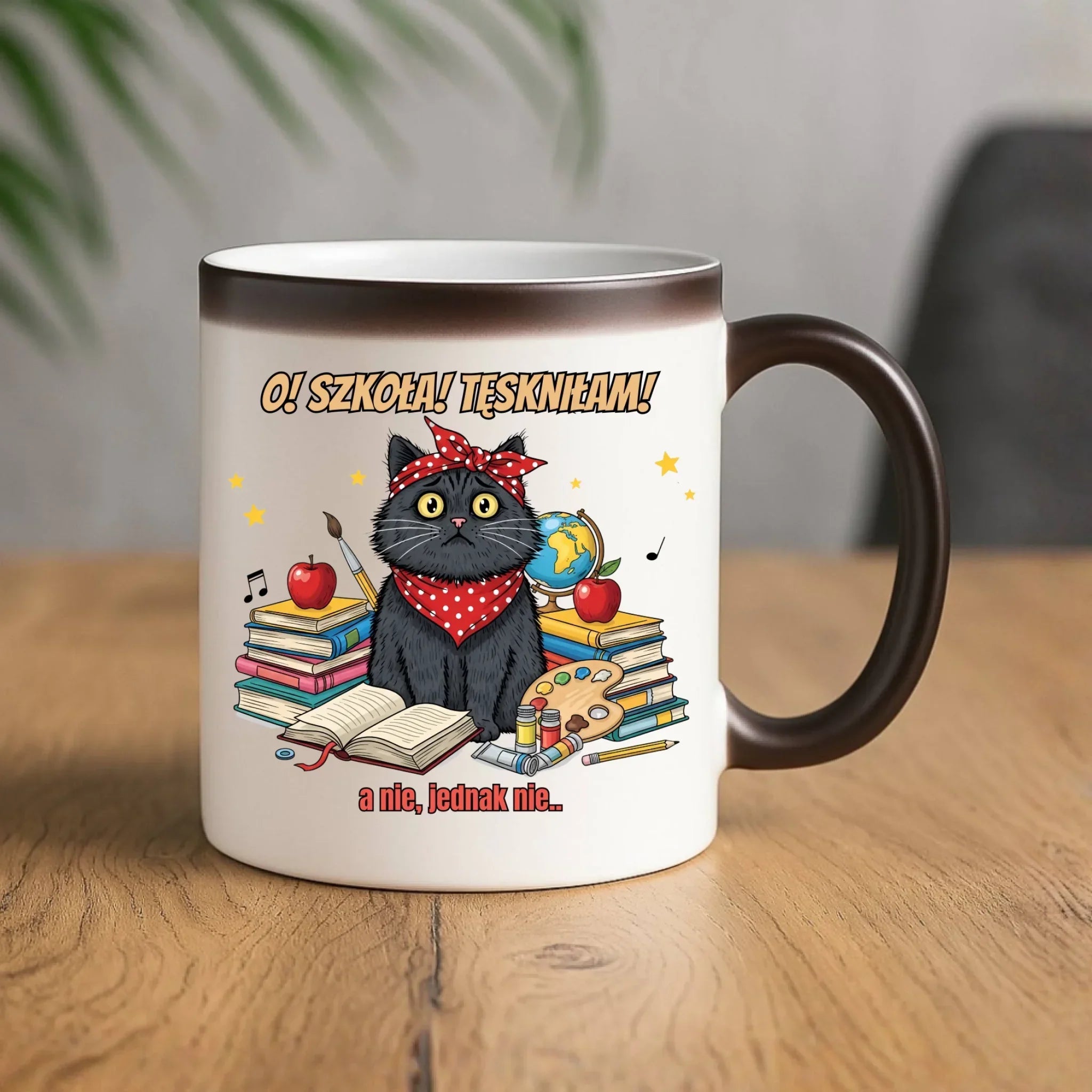 Kubek magiczny szkolny O! Szkoła! Tęskniłam! a nie, jednak nie... SZ12 - StoryCups.pl