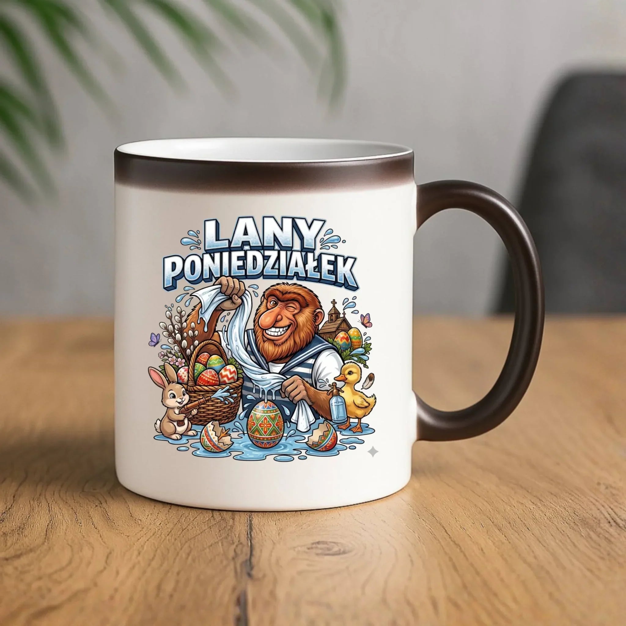 Kubek magiczny wielkanocny - Lany poniedziałek Janusz Nosacz WN38 - StoryCups.pl