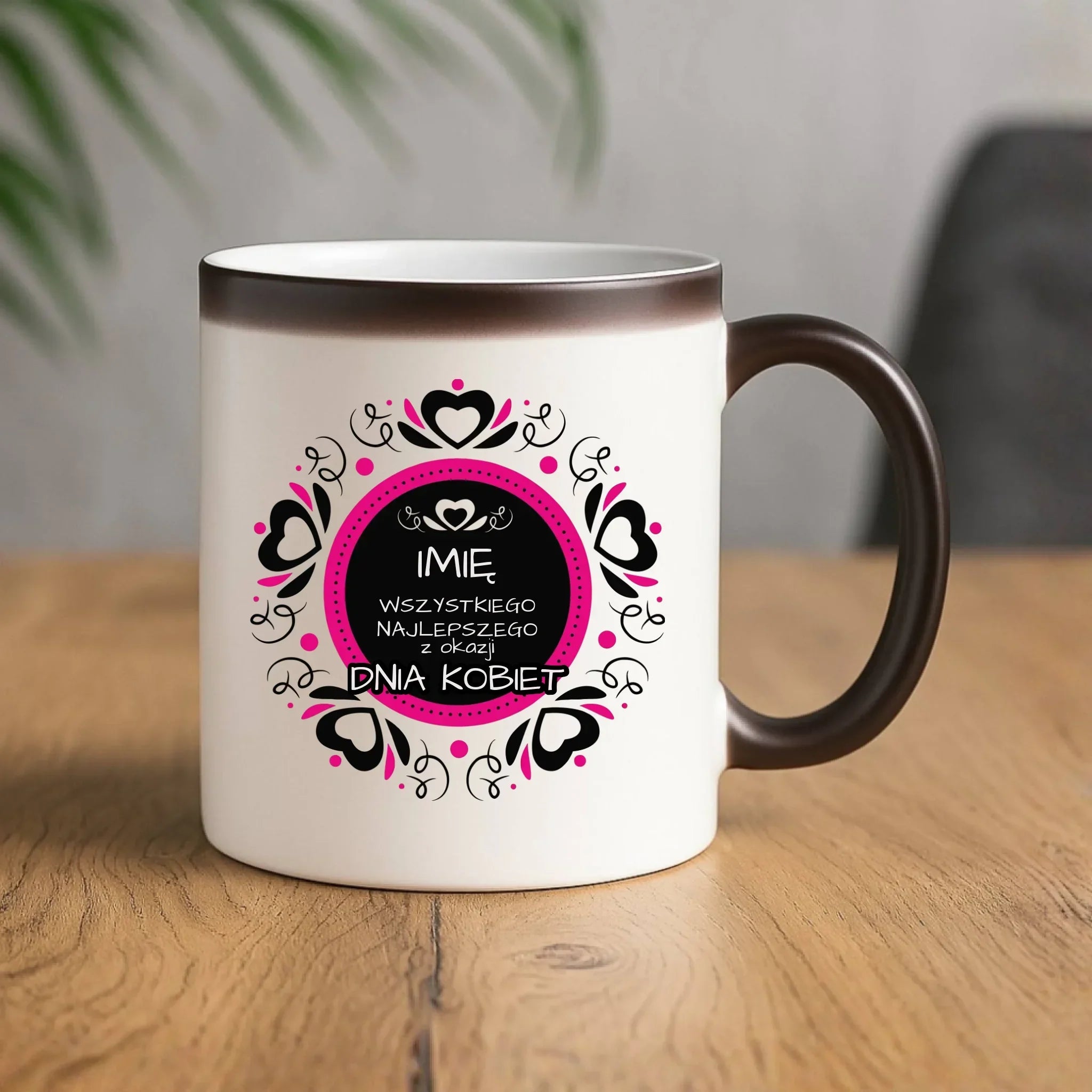 Kubek magiczny na Dzień Kobiet - Wszystkiego Najlepszego - personalizowany DK02 - StoryCups.pl