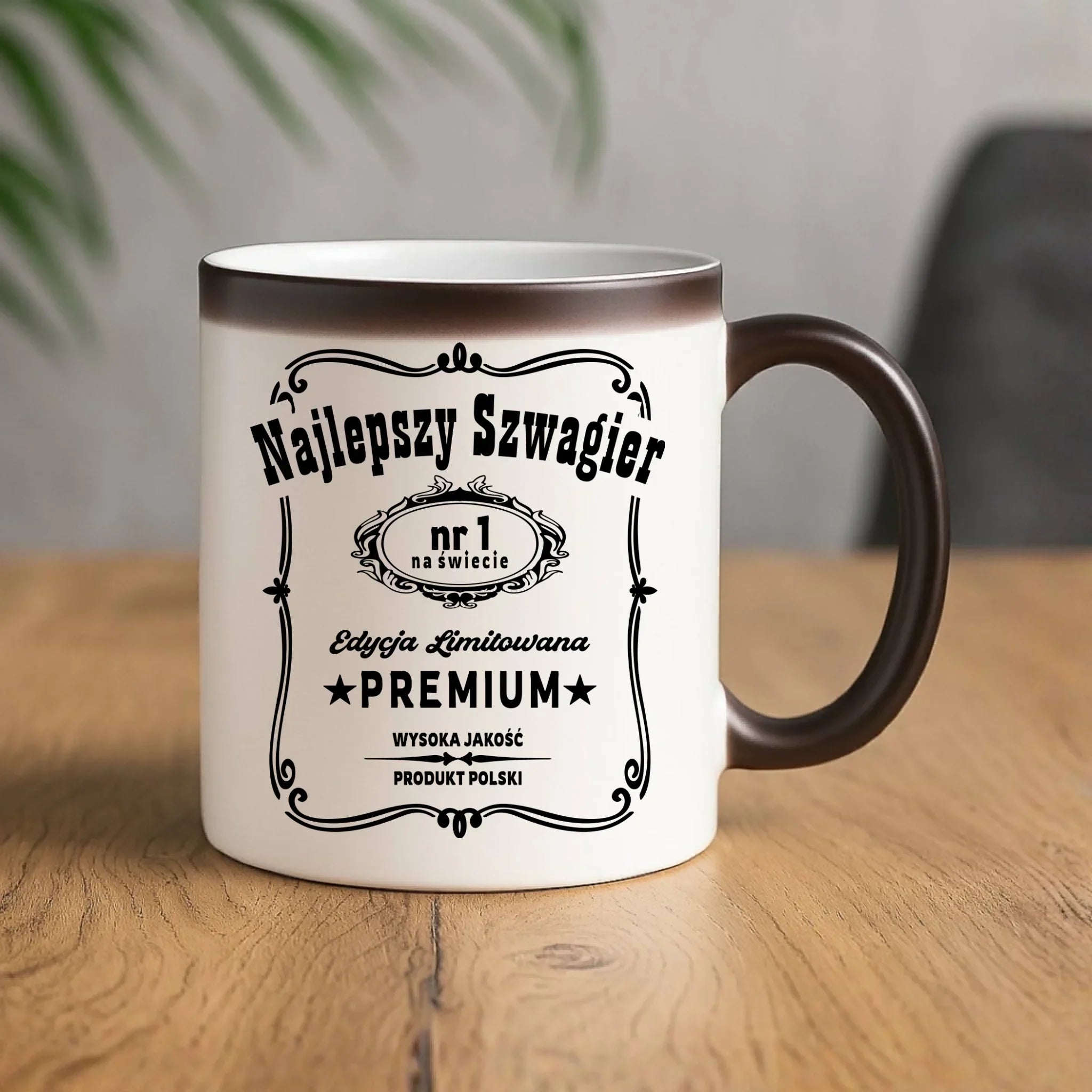 Kubek magiczny dla szwagra - Najlepszy Szwagier Edycja Limitowana DSZ02 - StoryCups.pl