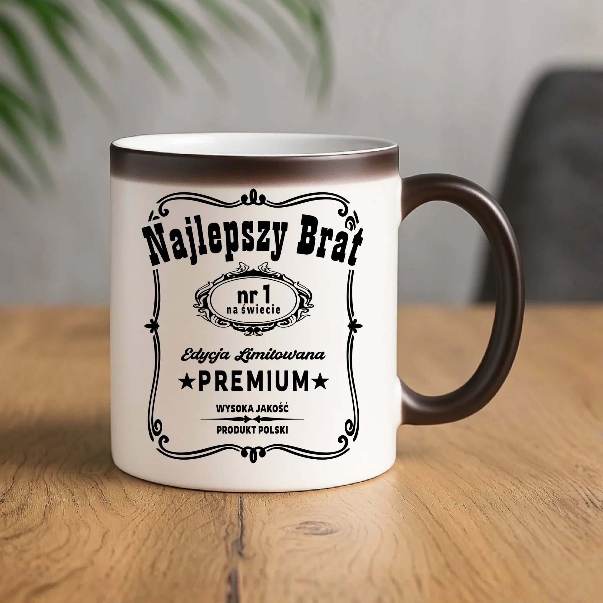 Kubek magiczny dla brata - Najlepszy Brat Edycja Limitowana DB02 - StoryCups.pl