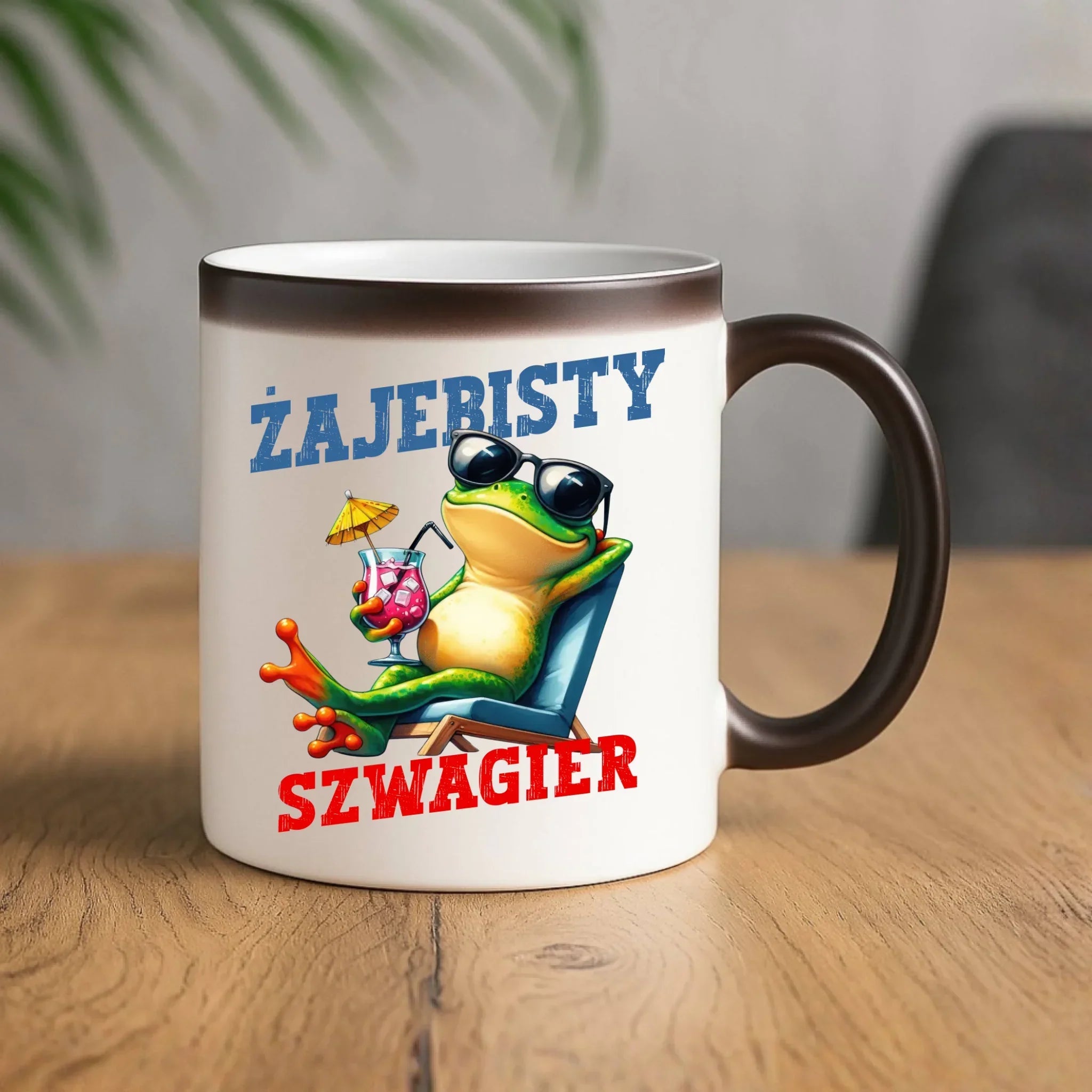 Kubek magiczny dla szwagra - Żajebisty Szwagier DSZ01 - StoryCups.pl