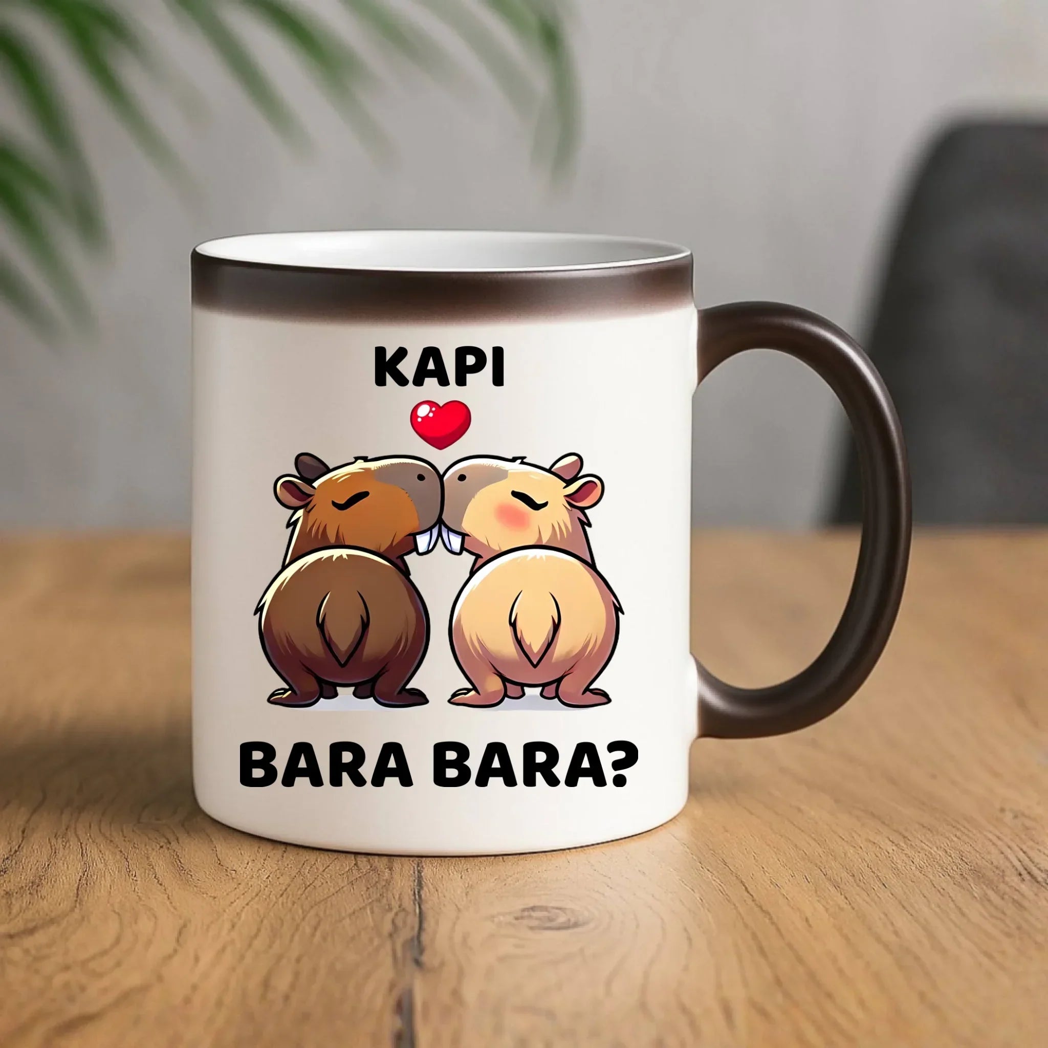 Kubek magiczny dla par - Kapibara bara bara W86 - StoryCups.pl