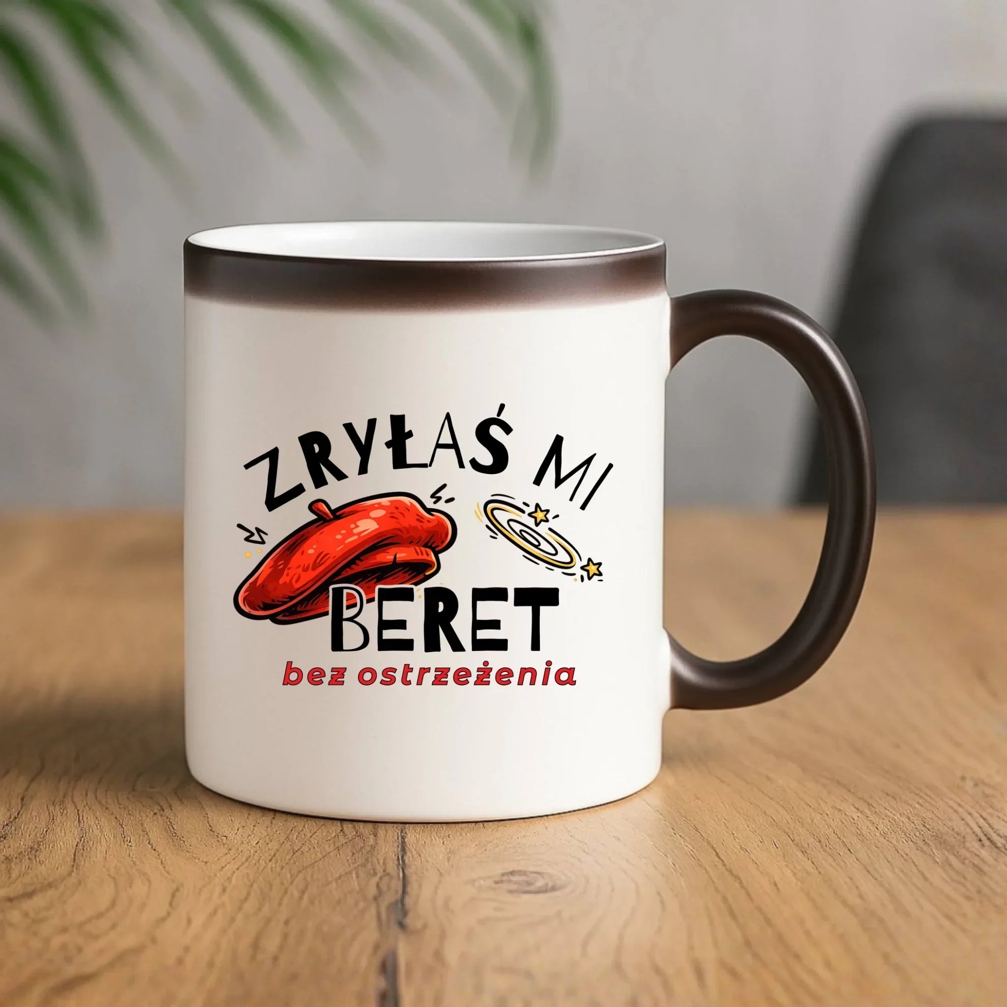 Kubek magiczny - Zryłaś mi beret DZ34 - StoryCups.pl