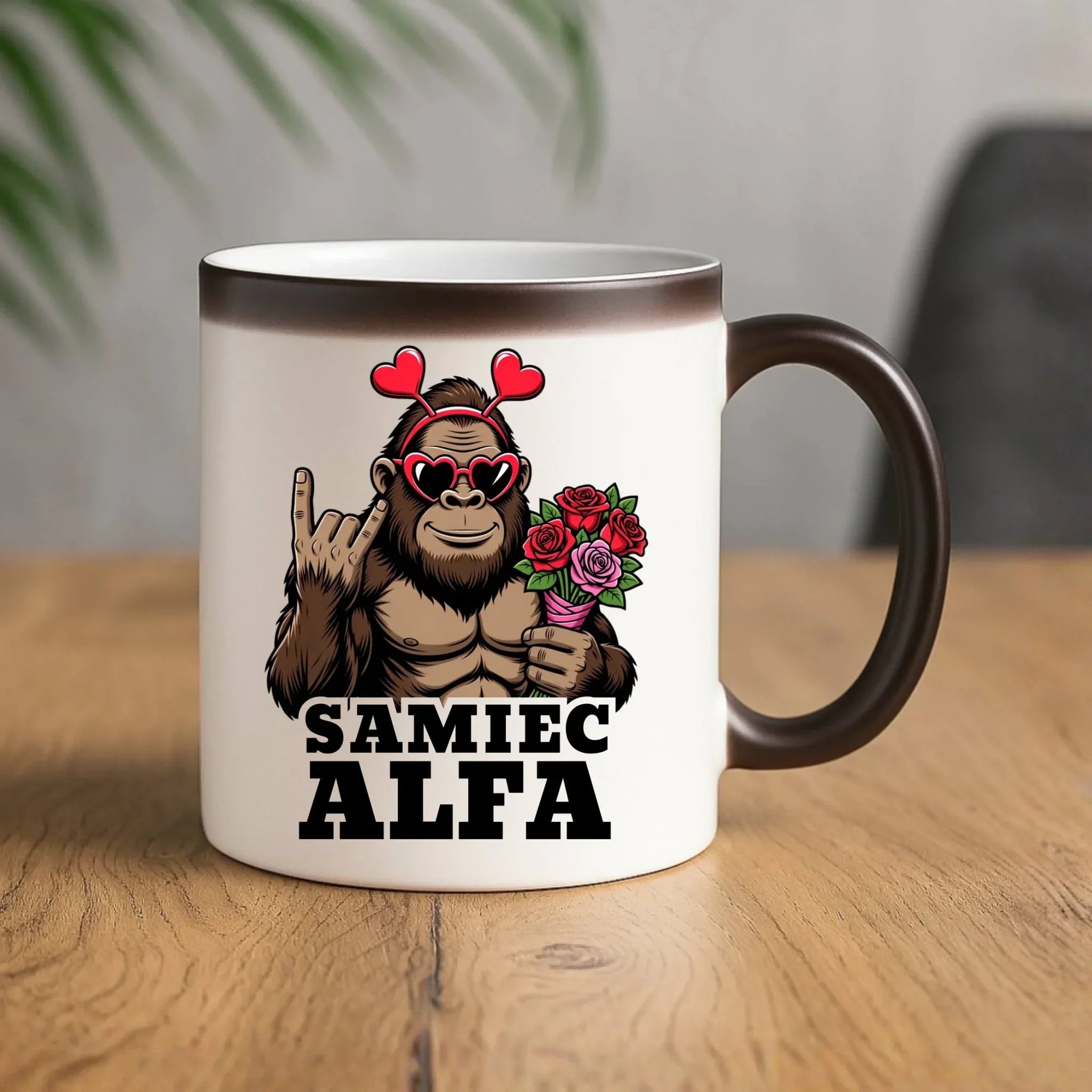 Kubek magiczny dla faceta - Samiec Alfa W74 - StoryCups.pl