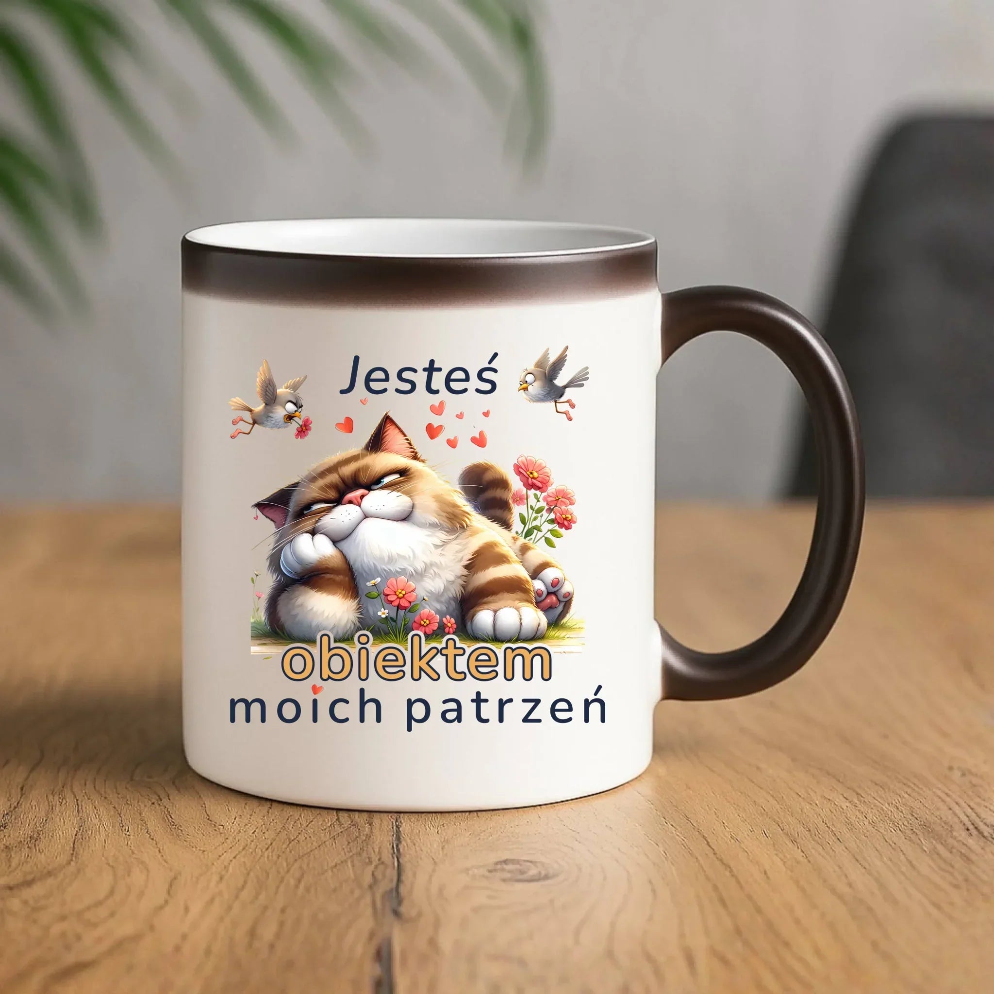 Kubek magiczny dla par - Jesteś obiektem moich patrzeń W68 - StoryCups.pl