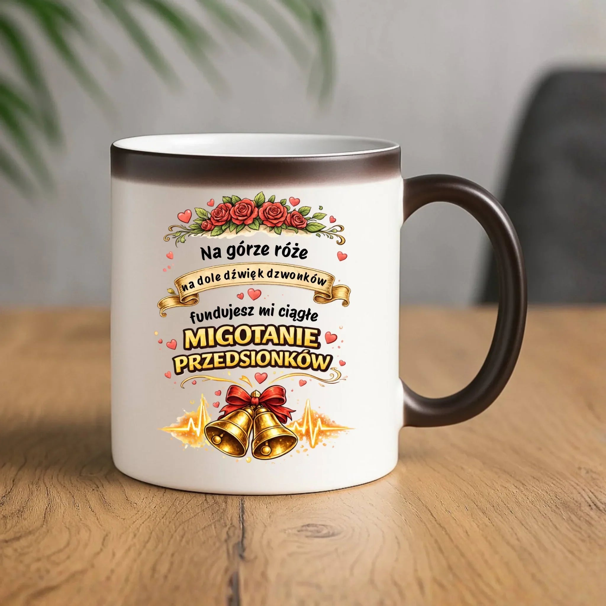 Kubek magiczny dla par - Fundujesz mi ciągłe migotanie przedsionków W71 - StoryCups.pl