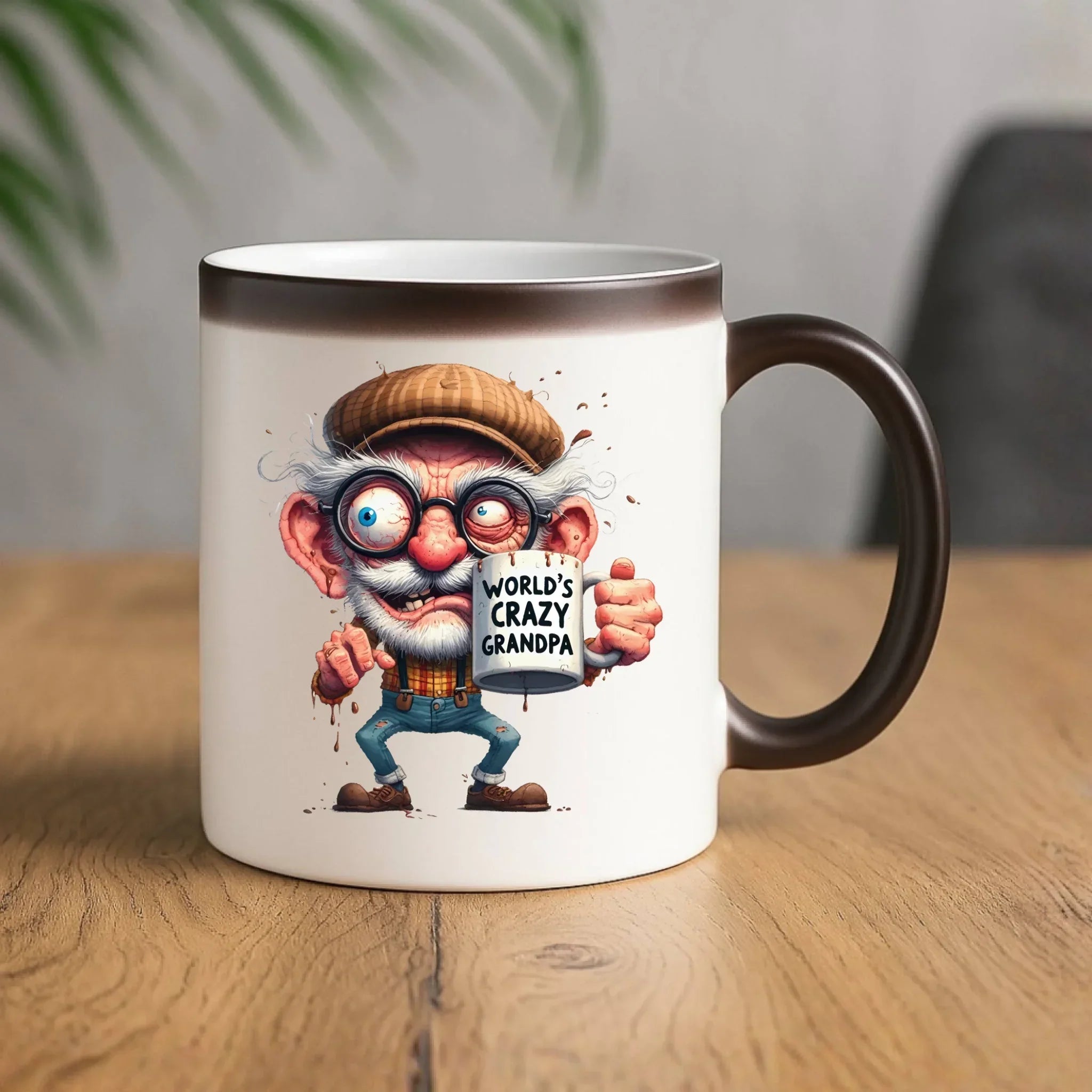 Kubek magiczny dla dziadka - Crazy grandpa D38 - StoryCups.pl