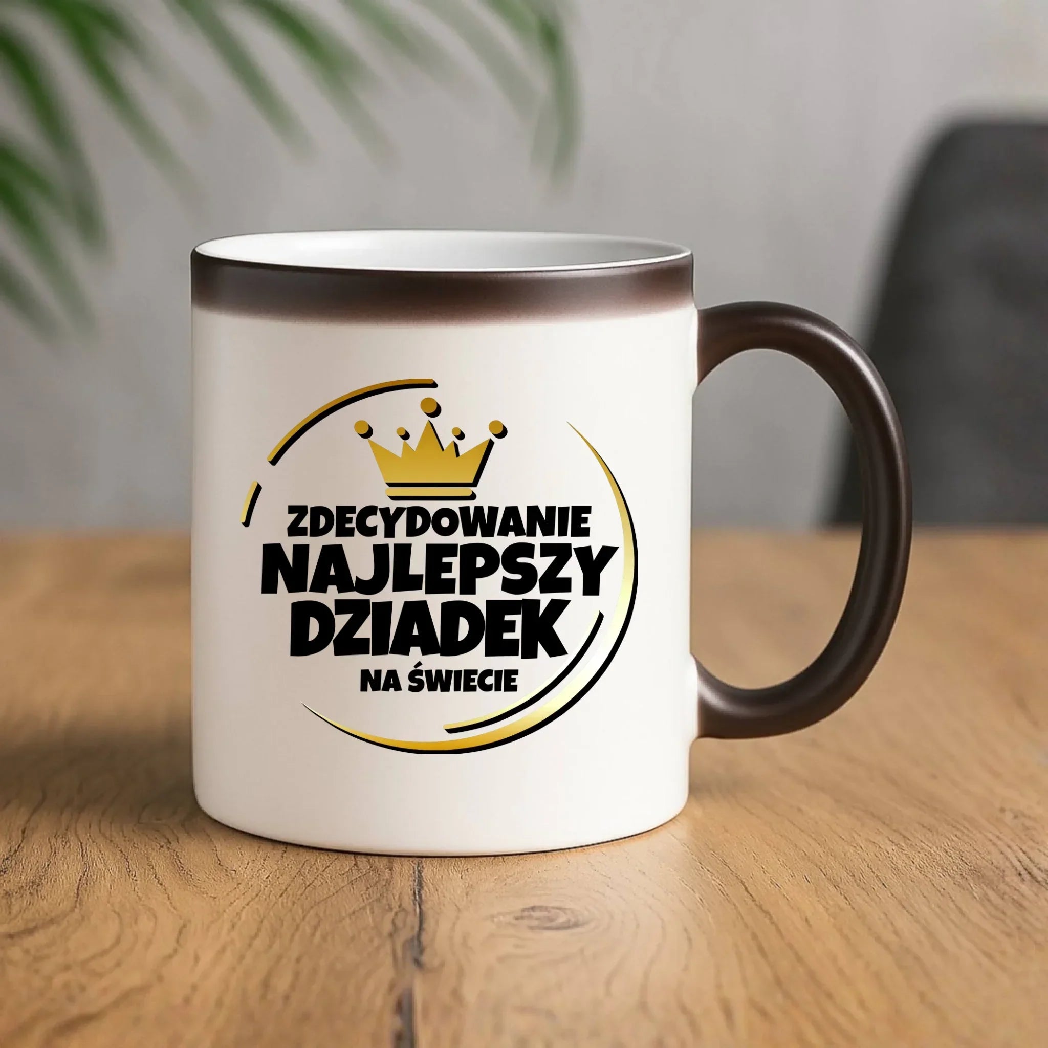Kubek magiczny dla dziadka - Zdecydowanie najlepszy dziadek D32 - StoryCups.pl