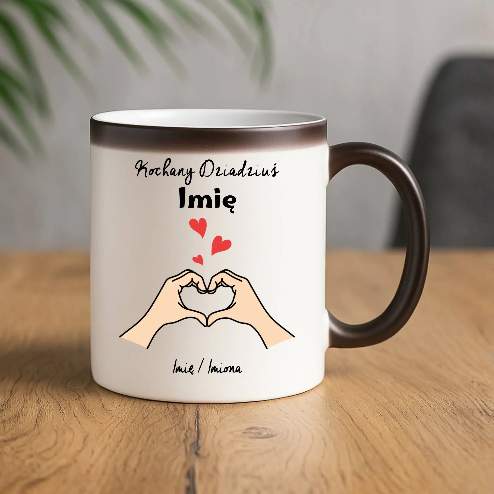 Kubek magiczny dla dziadka - Kochany Dziadek podpis - personalizowany D13 - StoryCups.pl