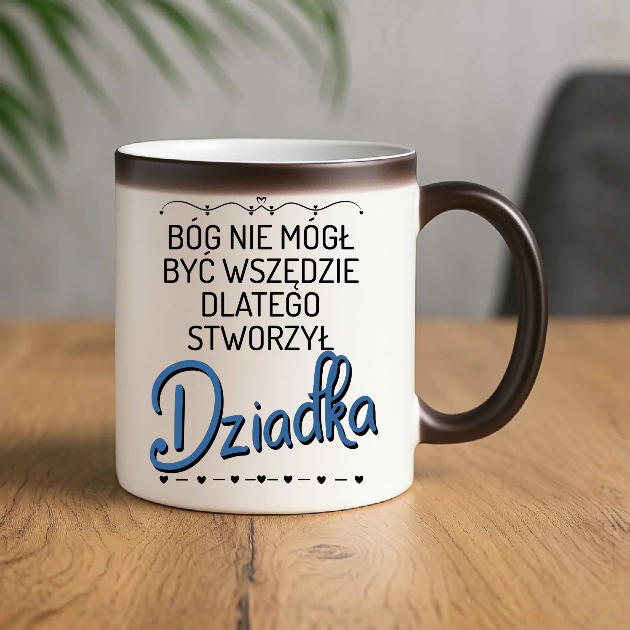 Kubek magiczny dla dziadka - Bóg nie mógł być wszędzie dlatego stworzył dziadka D09 - StoryCups.pl