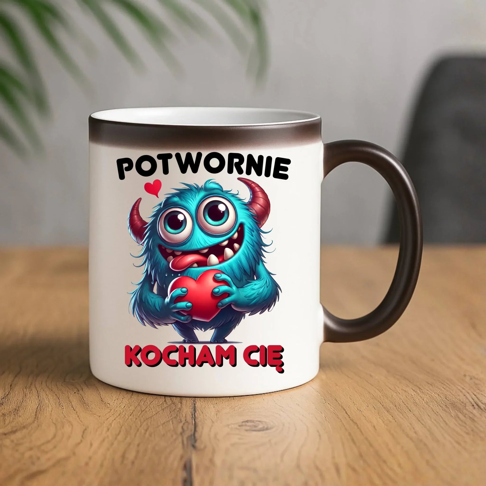 Kubek magiczny dla par - Potwornie Kocham Cię W45 - StoryCups.pl