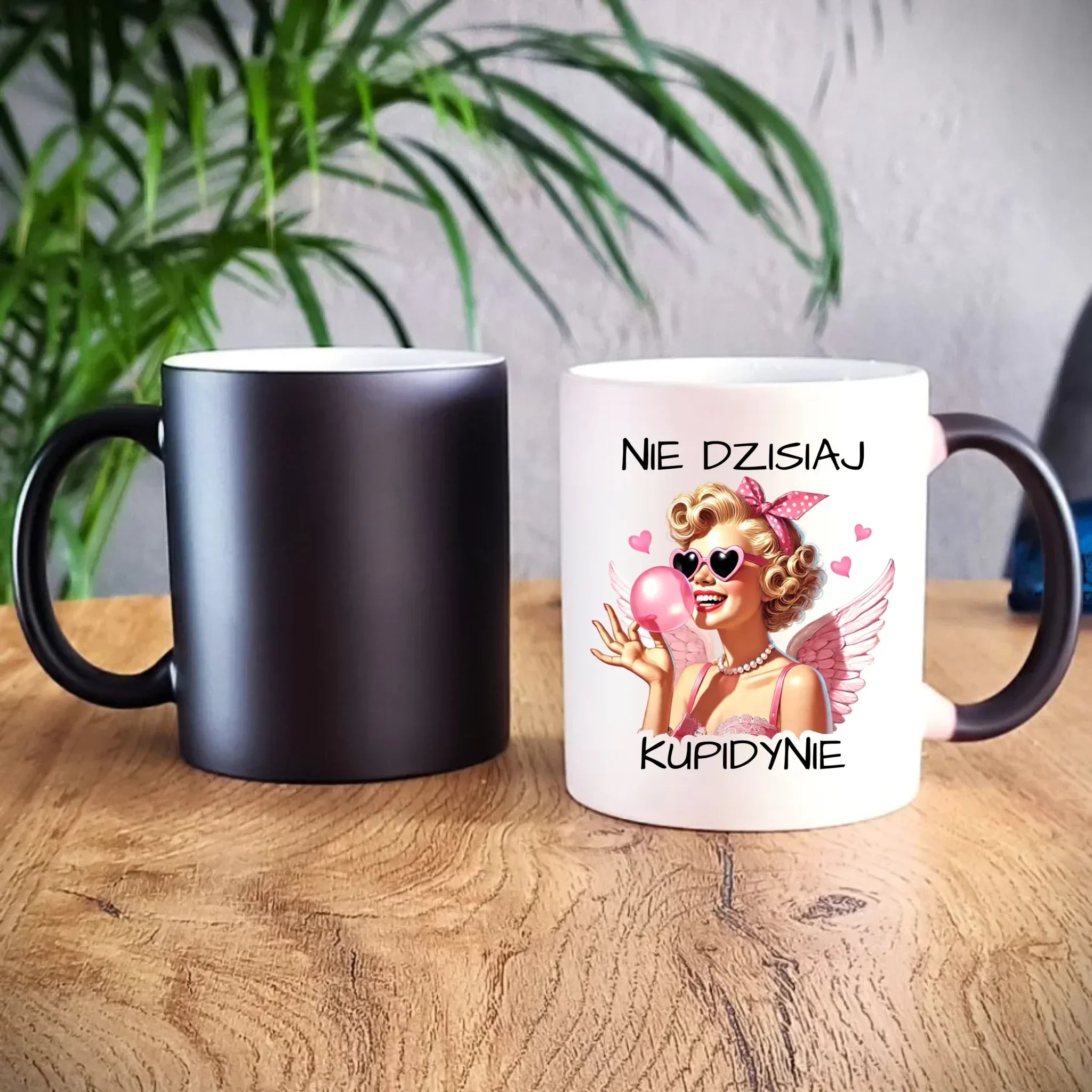 Kubek magiczny na Walentynki dla singielki - Nie dzisiaj W18 - StoryCups.pl