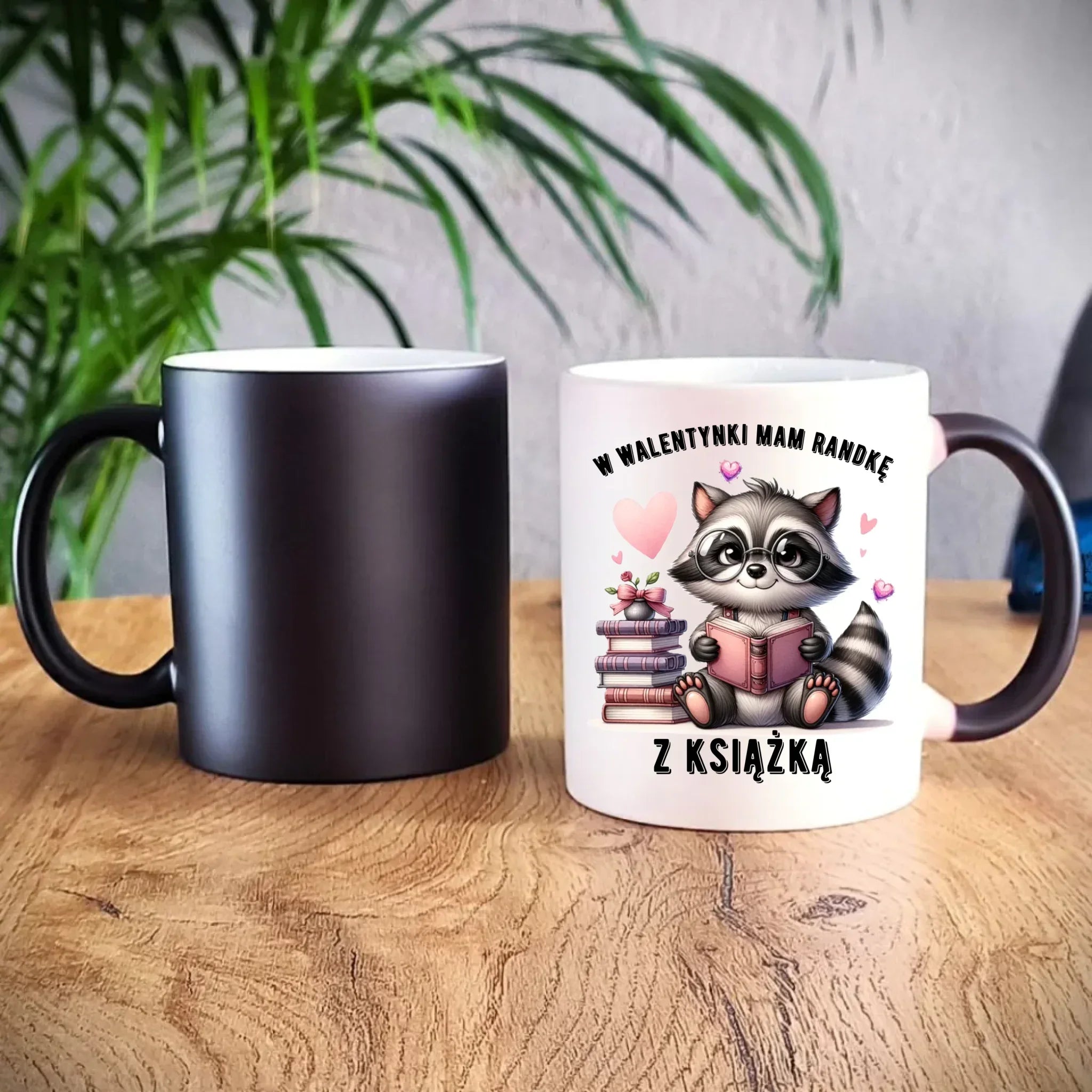 Kubek magiczny na Walentynki dla mola książkowego – Mam randkę z książką W20 - StoryCups.pl