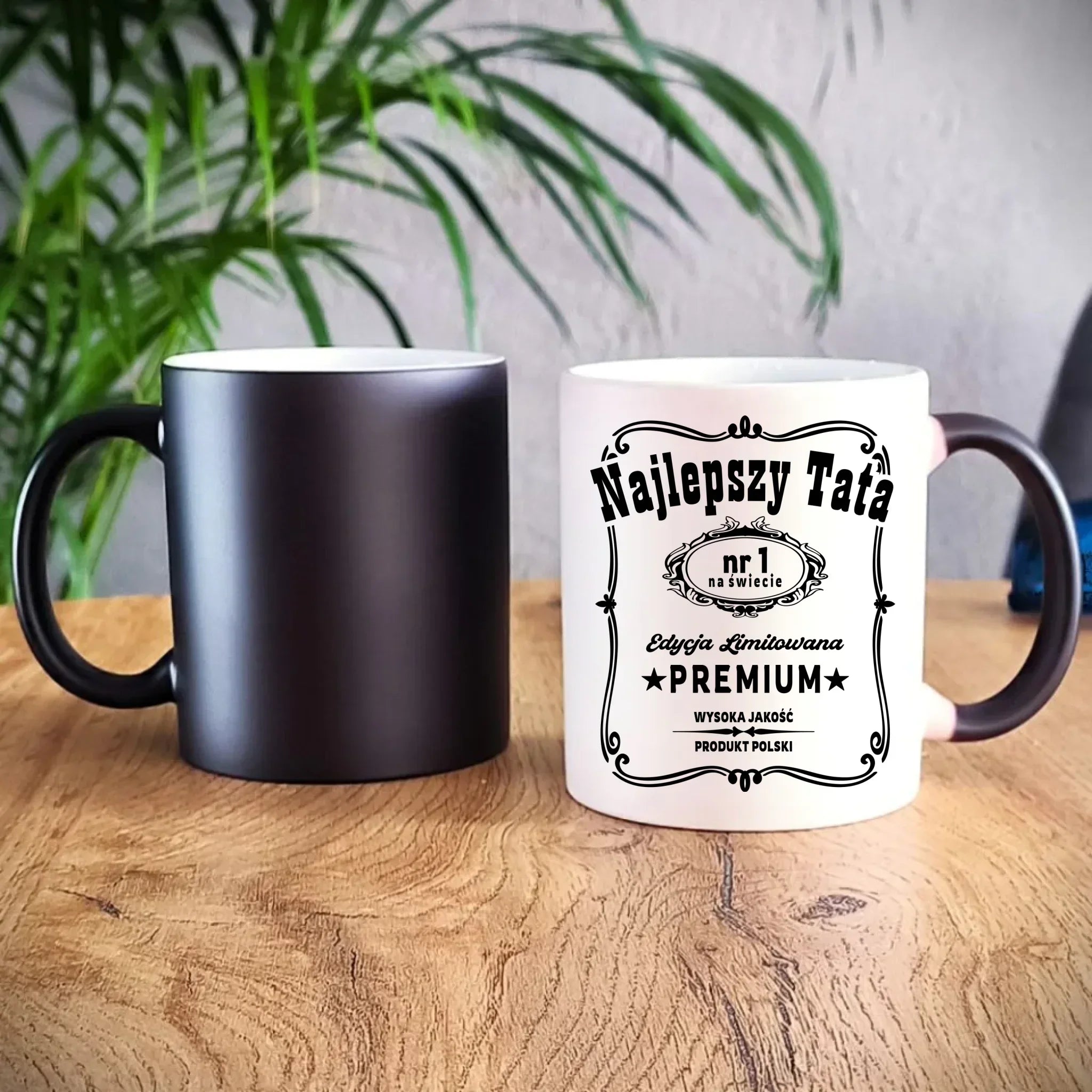 Kubek magiczny dla taty - Najlepszy tata edycja limitowana DT32 - StoryCups.pl
