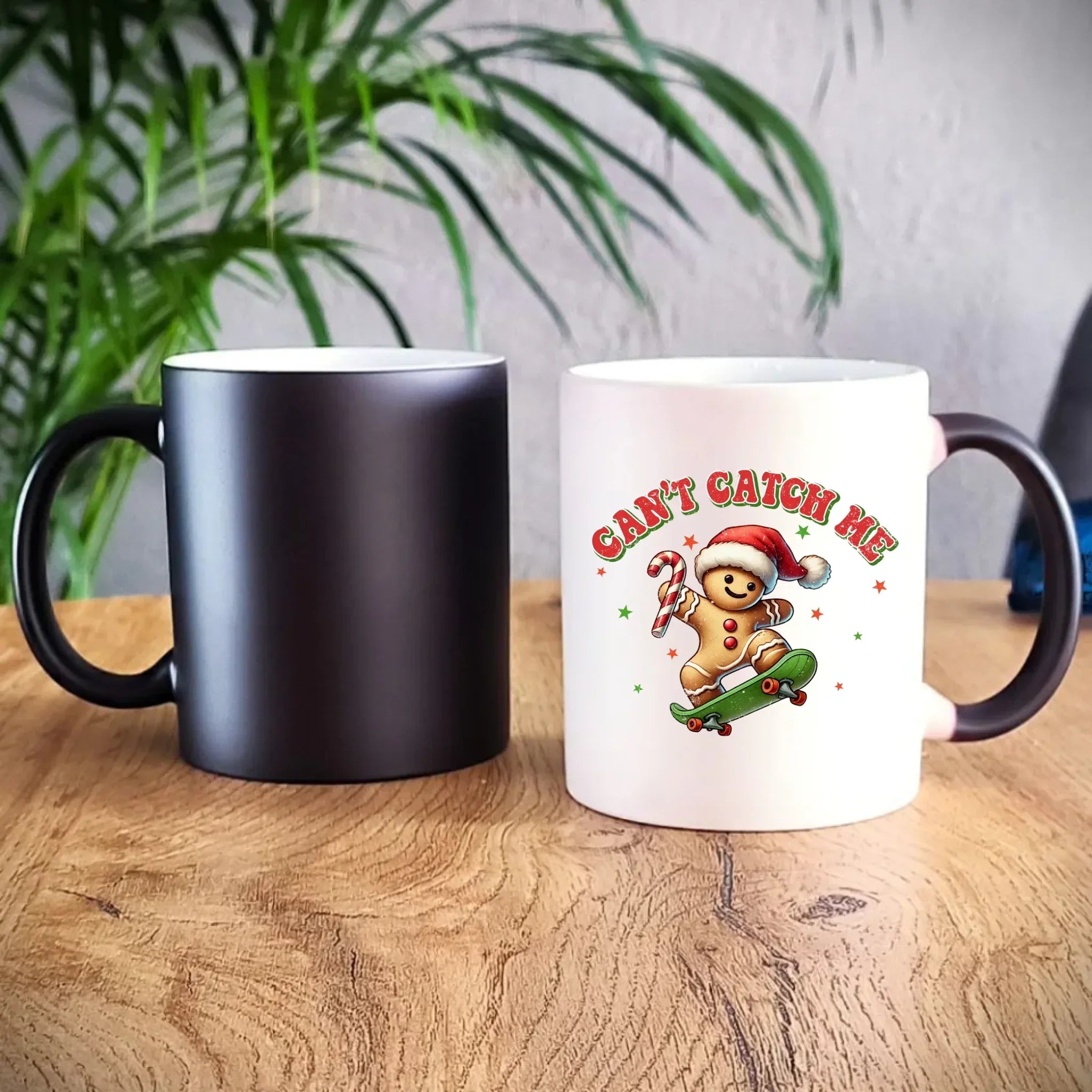 Kubek magiczny świąteczny - Piernik na deskorolce Can't catch me BN45 - StoryCups.pl