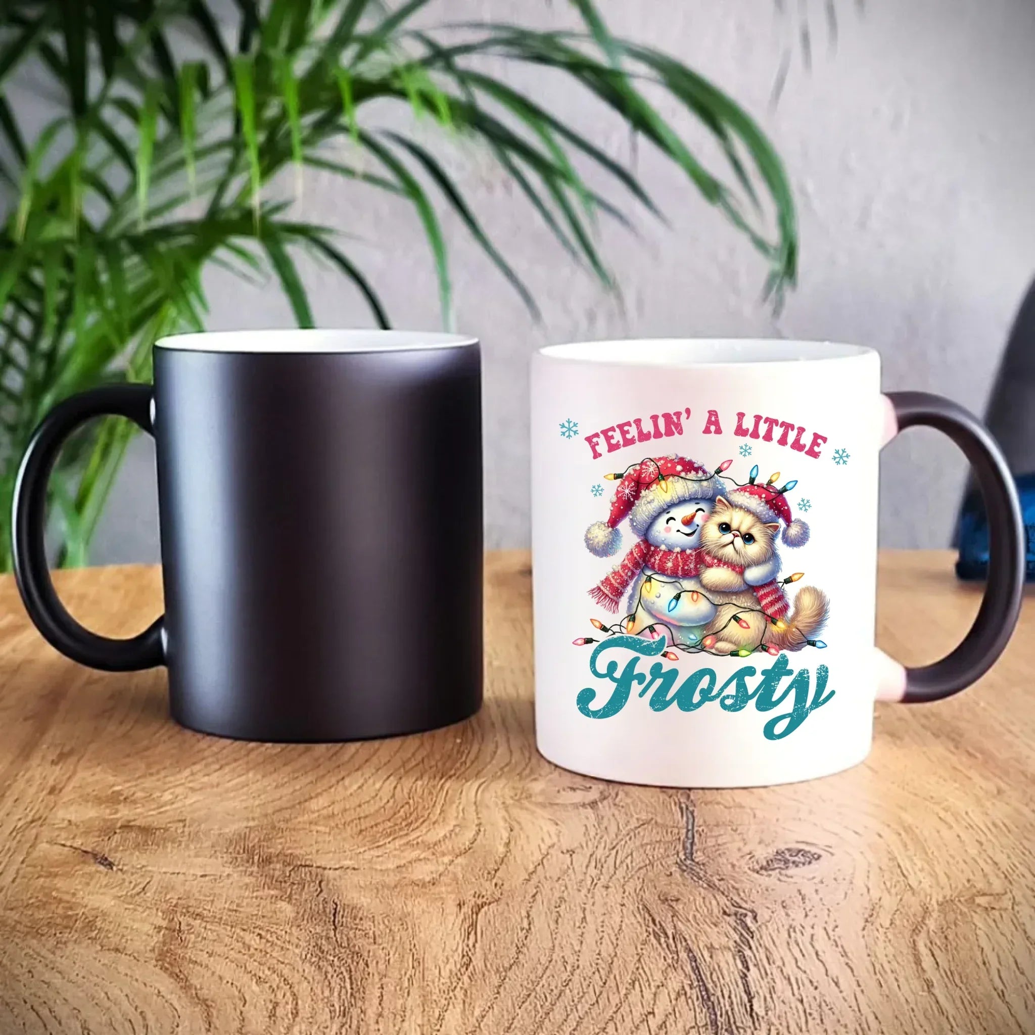Kubek magiczny świąteczny - Feelin' a little frosty BN52 - StoryCups.pl