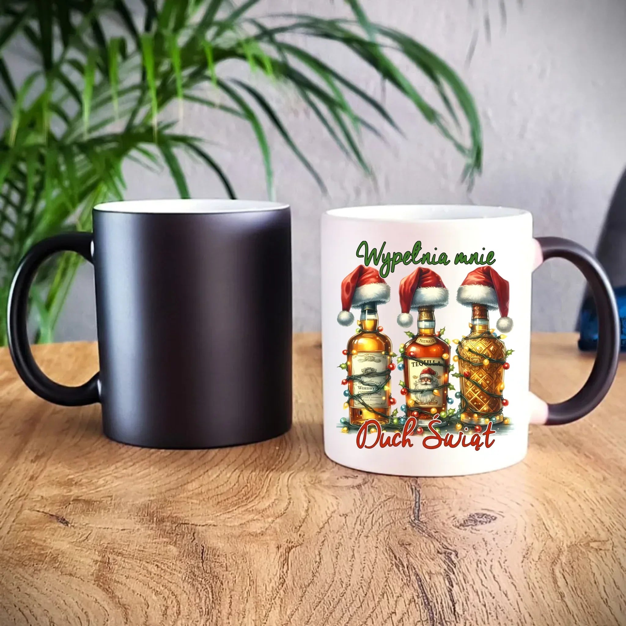 Kubek magiczny świąteczny - Wypełnia mnie Duch Świąt BN69 - StoryCups.pl