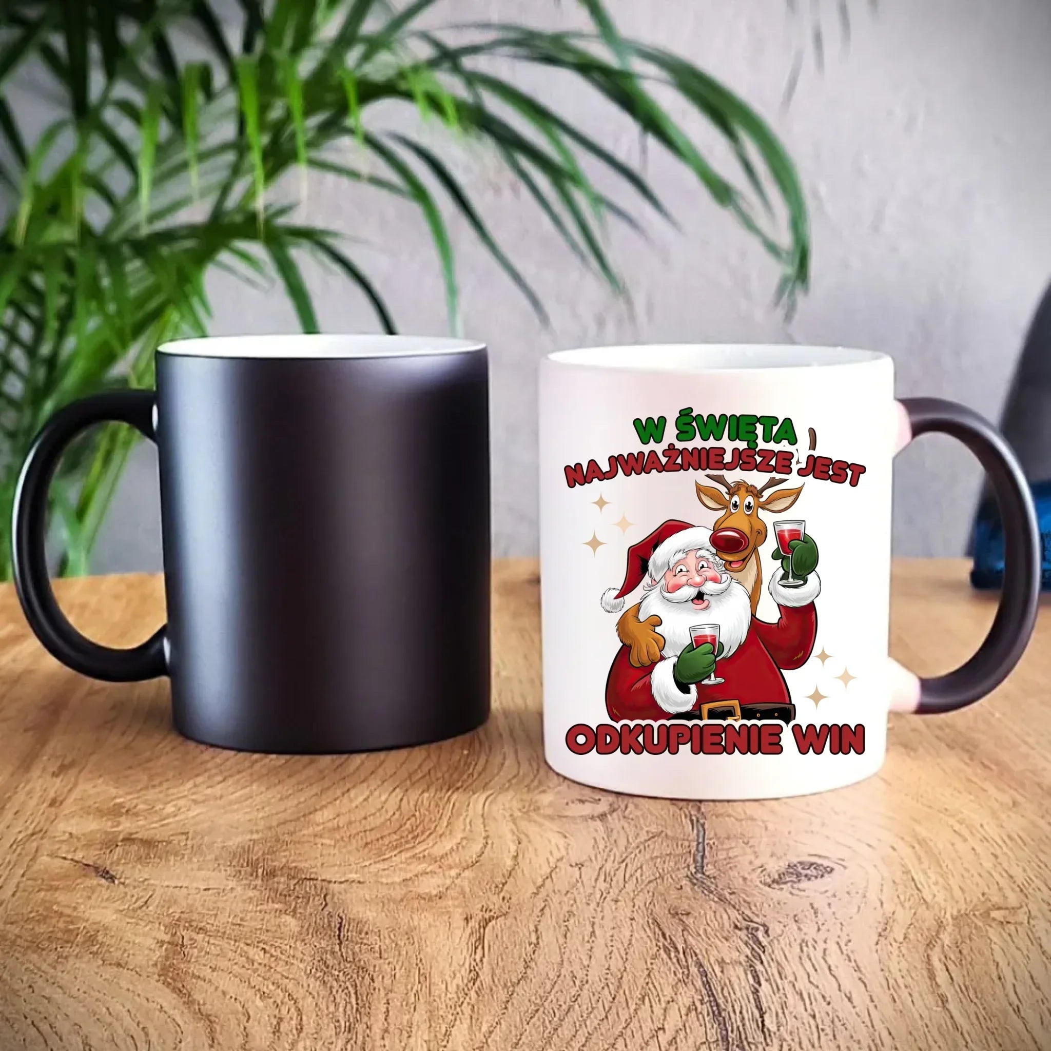 Kubek magiczny świąteczny - W święta najważniejsze jest odkupienie win BN73 - StoryCups.pl