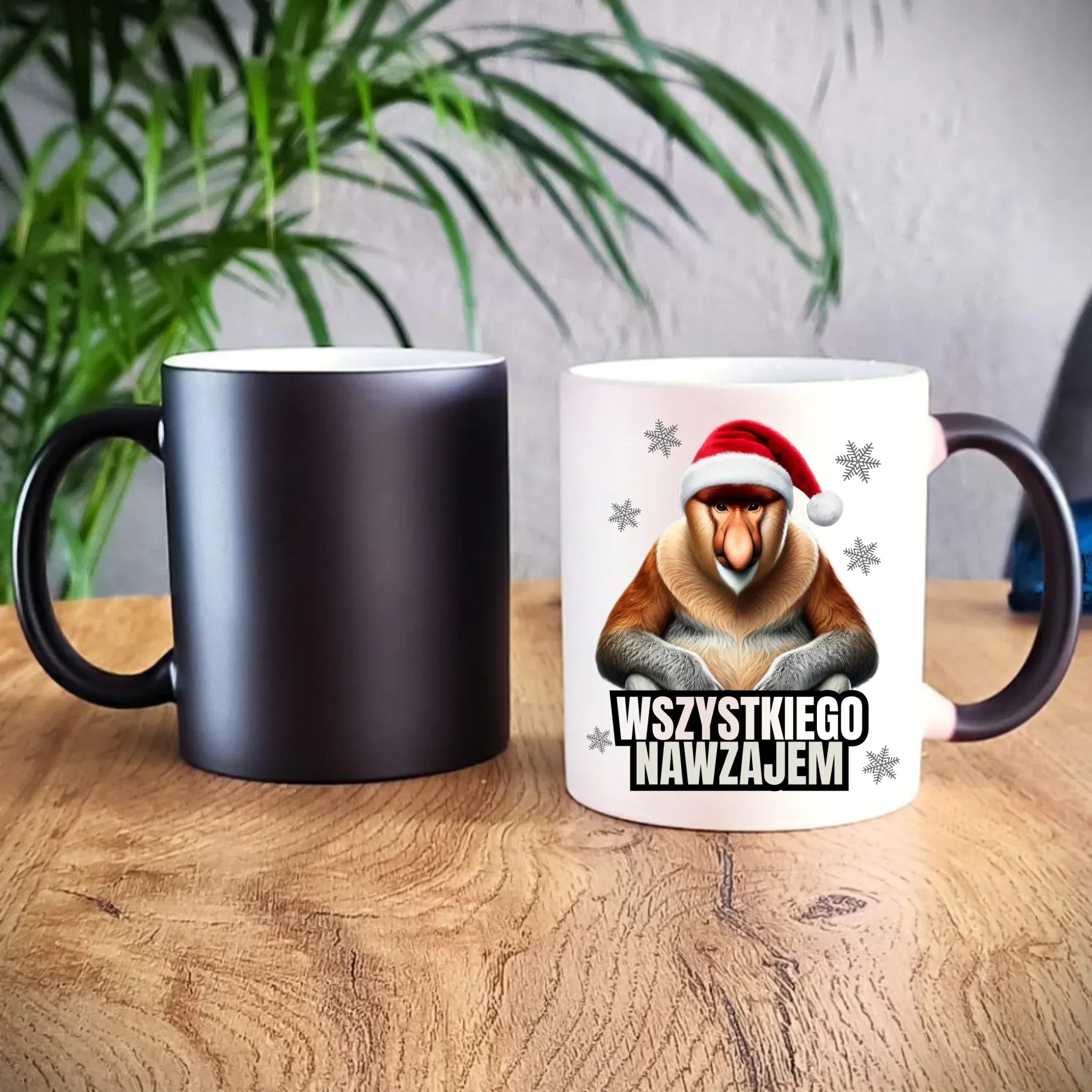 Kubek magiczny świąteczny - Janusz Nosacz - Nawzajem BN110 - StoryCups.pl