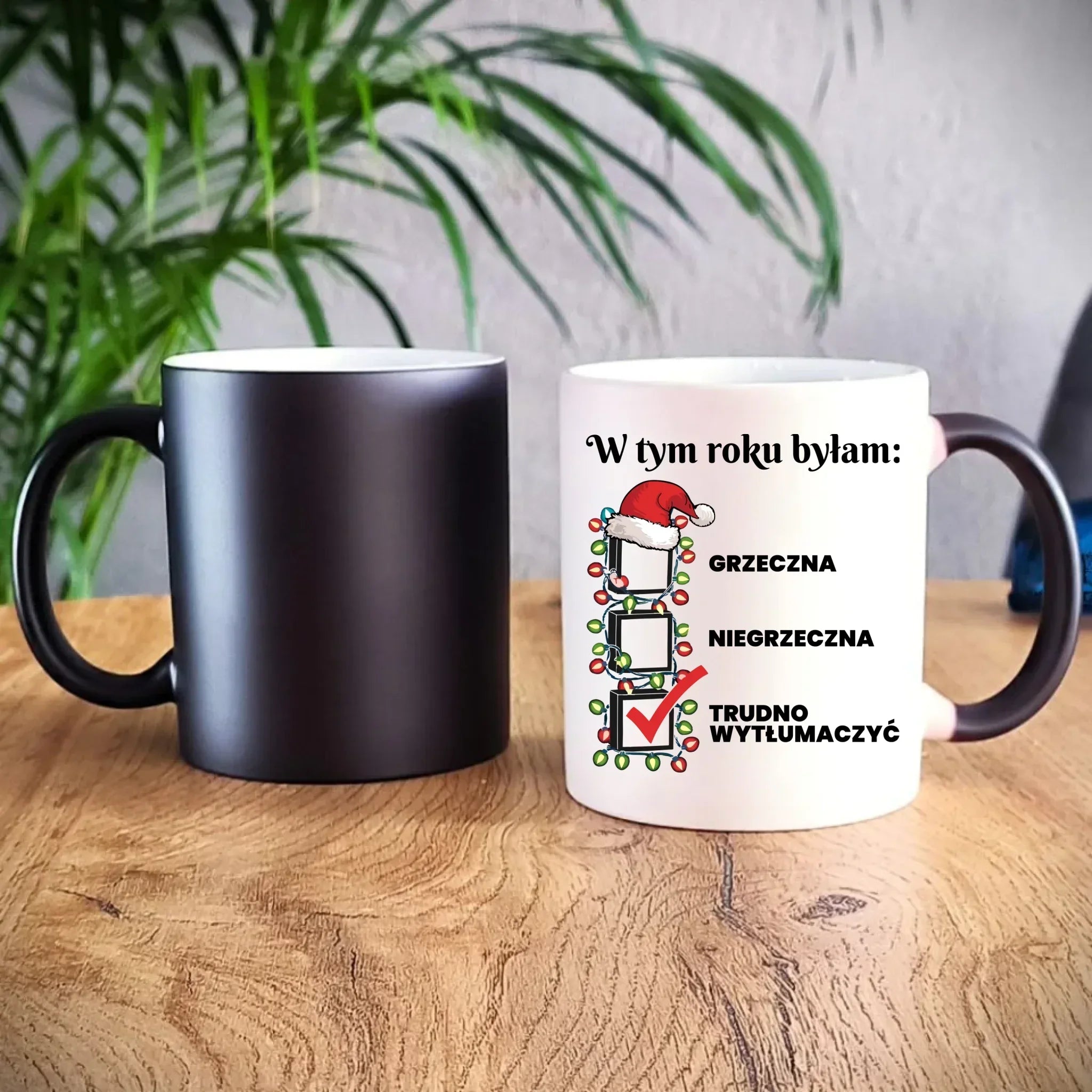 Kubek magiczny na święta dla niej - Trudno wytłumaczyć BN137 - StoryCups.pl