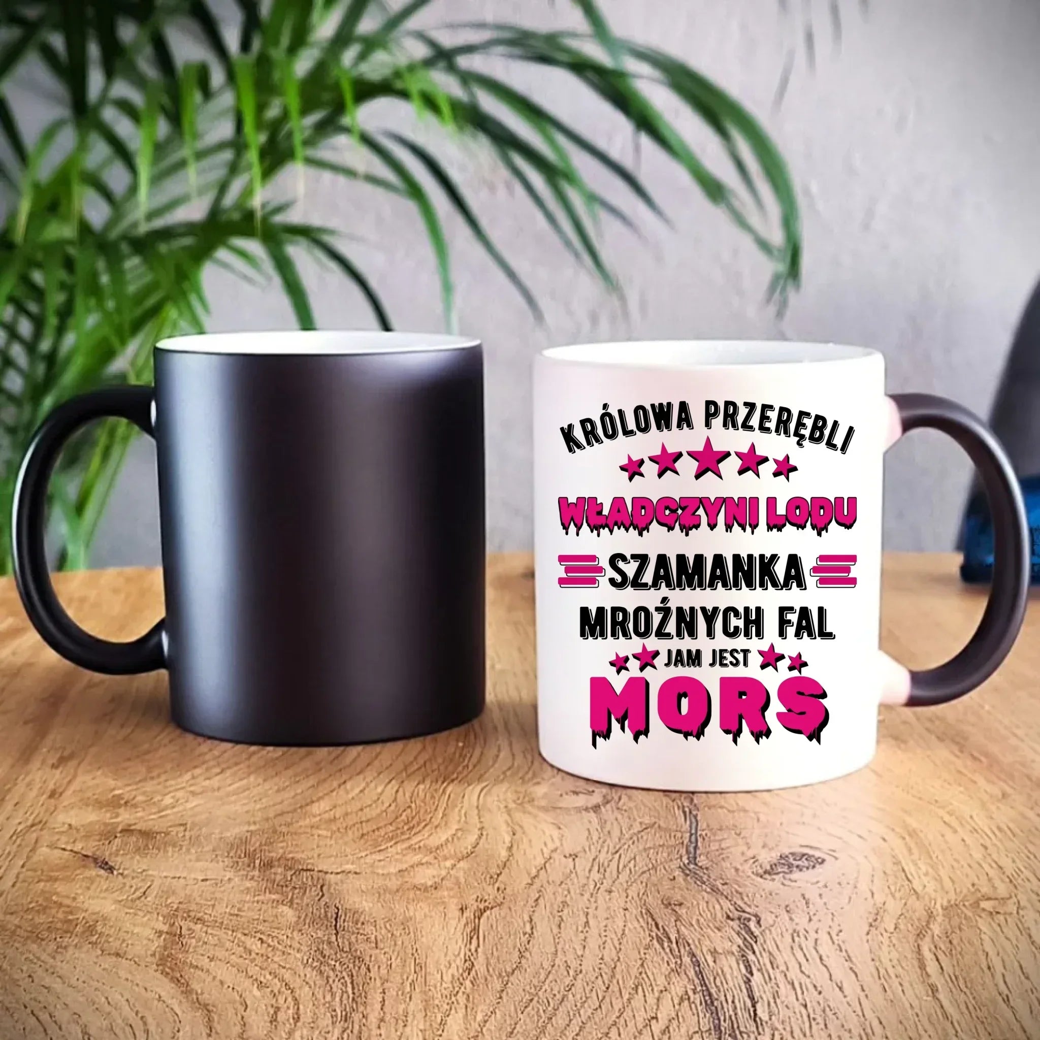 Kubek magiczny - prezent dla morsa - Królowa przerębli Jam jest mors HM17 - StoryCups.pl