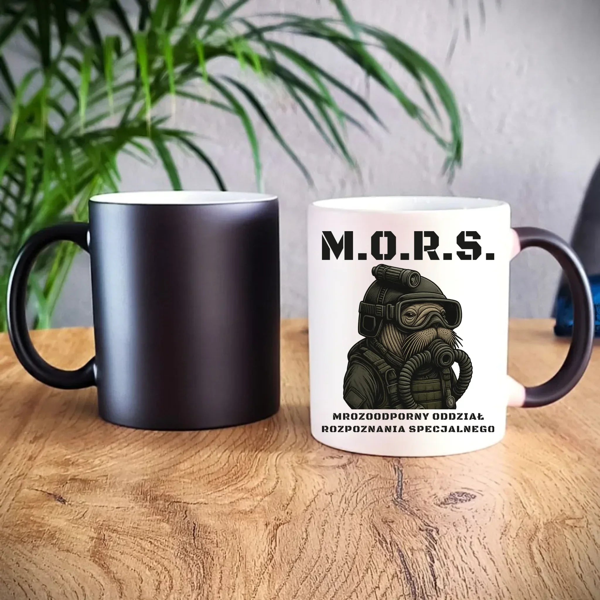 Kubek magiczny - prezent dla morsa - M.O.R.S. Mrozoodporny Oddział Rozpoznania Specjalnego HM20 - StoryCups.pl