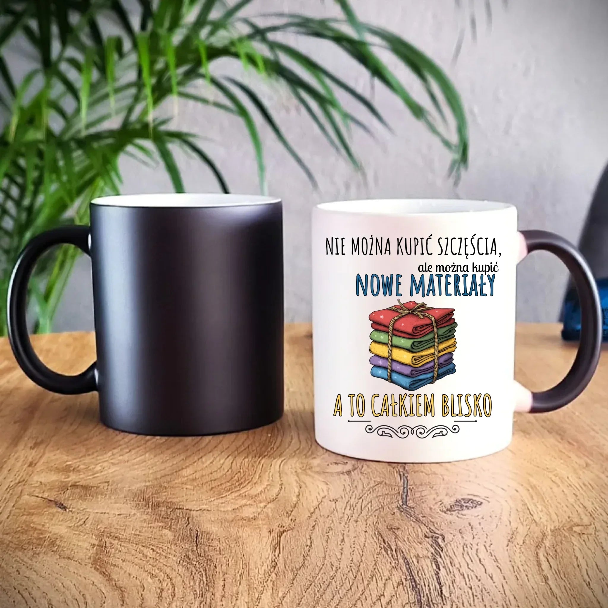 Kubek magiczny szyciowy dla krawcowej - Nie można kupić szczęścia HS03 - StoryCups.pl