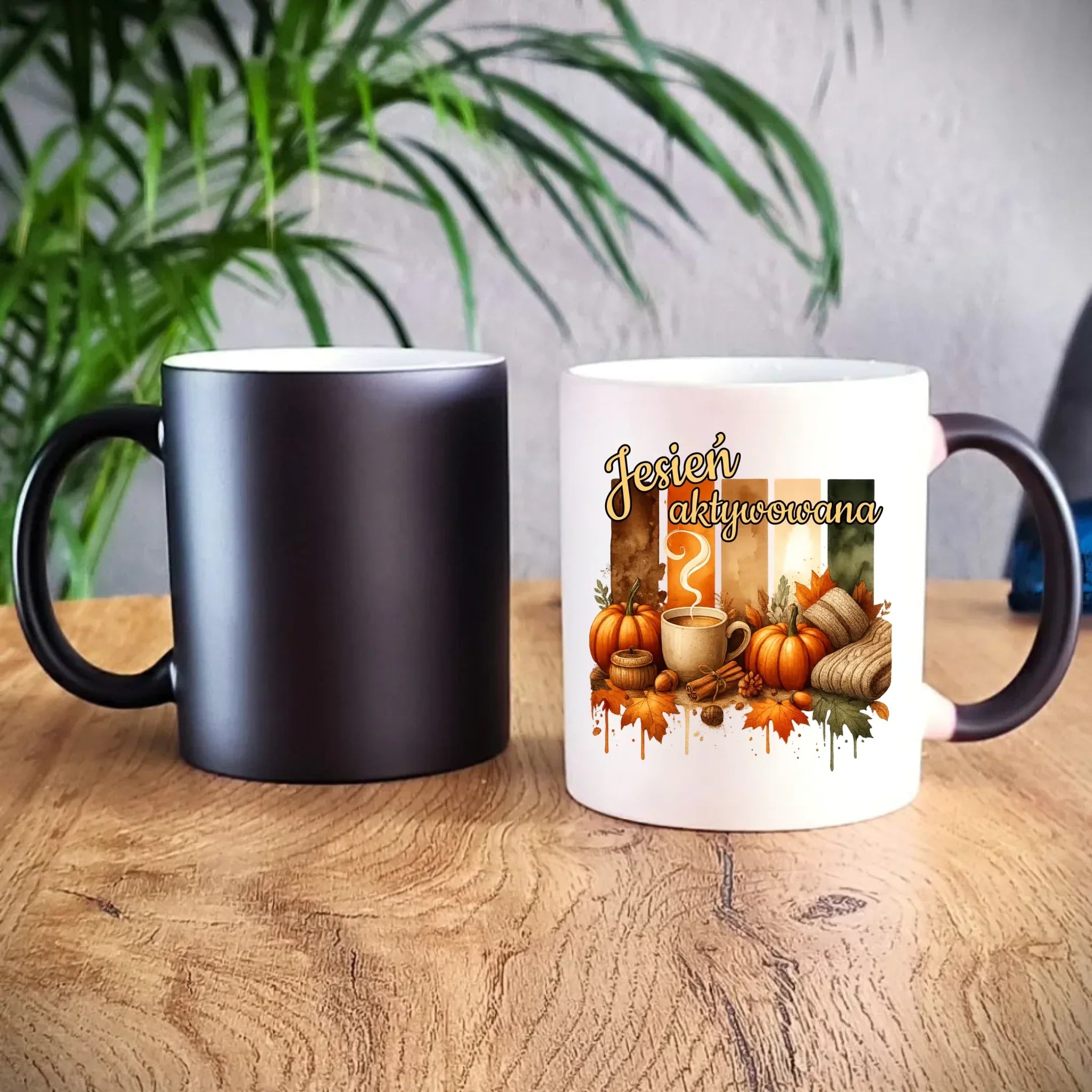 Kubek magiczny jesienny - Jesień aktywowana JS26 - StoryCups.pl