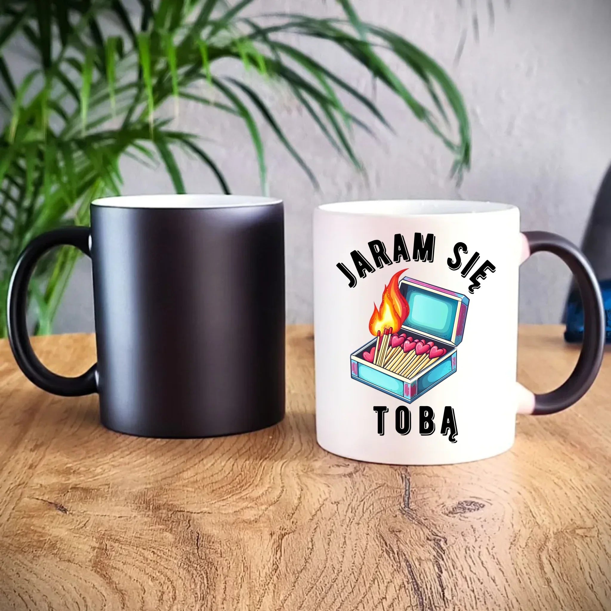Kubek magiczny dla zakochanych - Jaram się Tobą W39 - StoryCups.pl