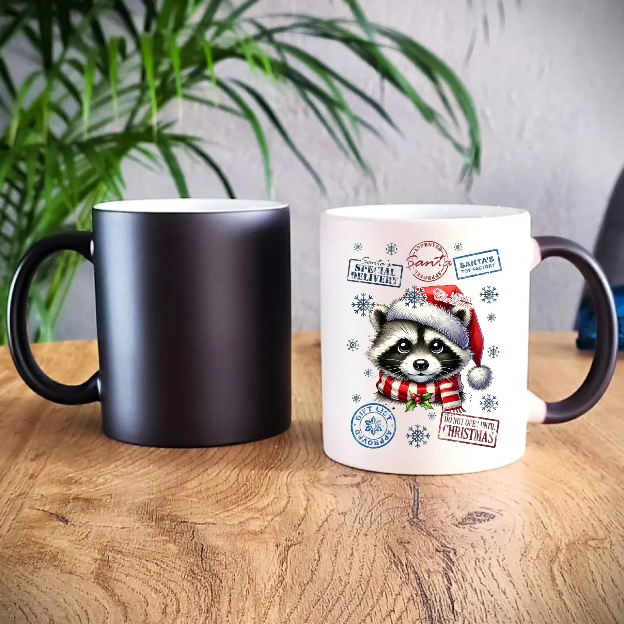 Kubek magiczny świąteczny - Szop - Przesyłka od Mikołaja BN104 - StoryCups.pl