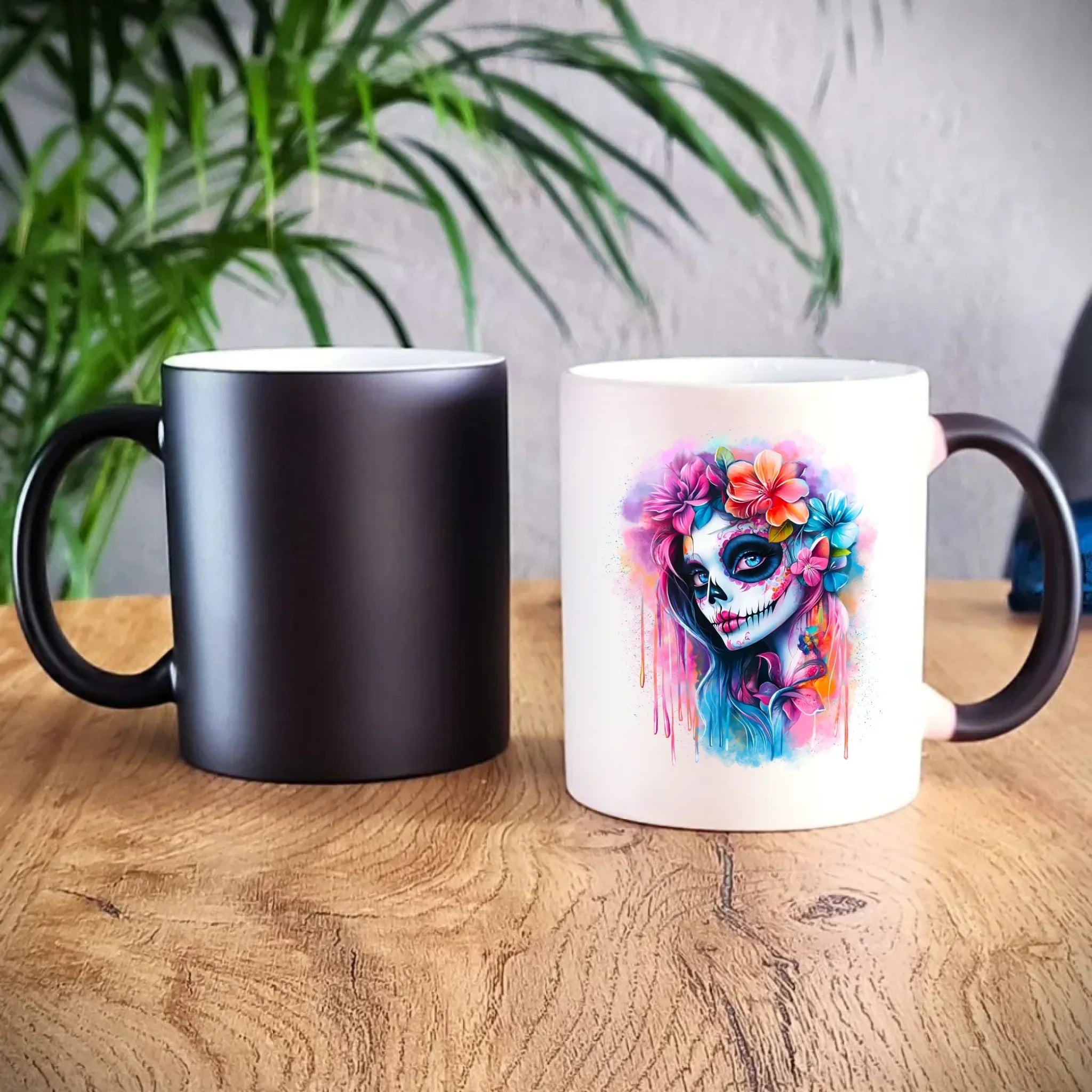 Kubek magiczny na Halloween - La Muerte HL05 - StoryCups.pl