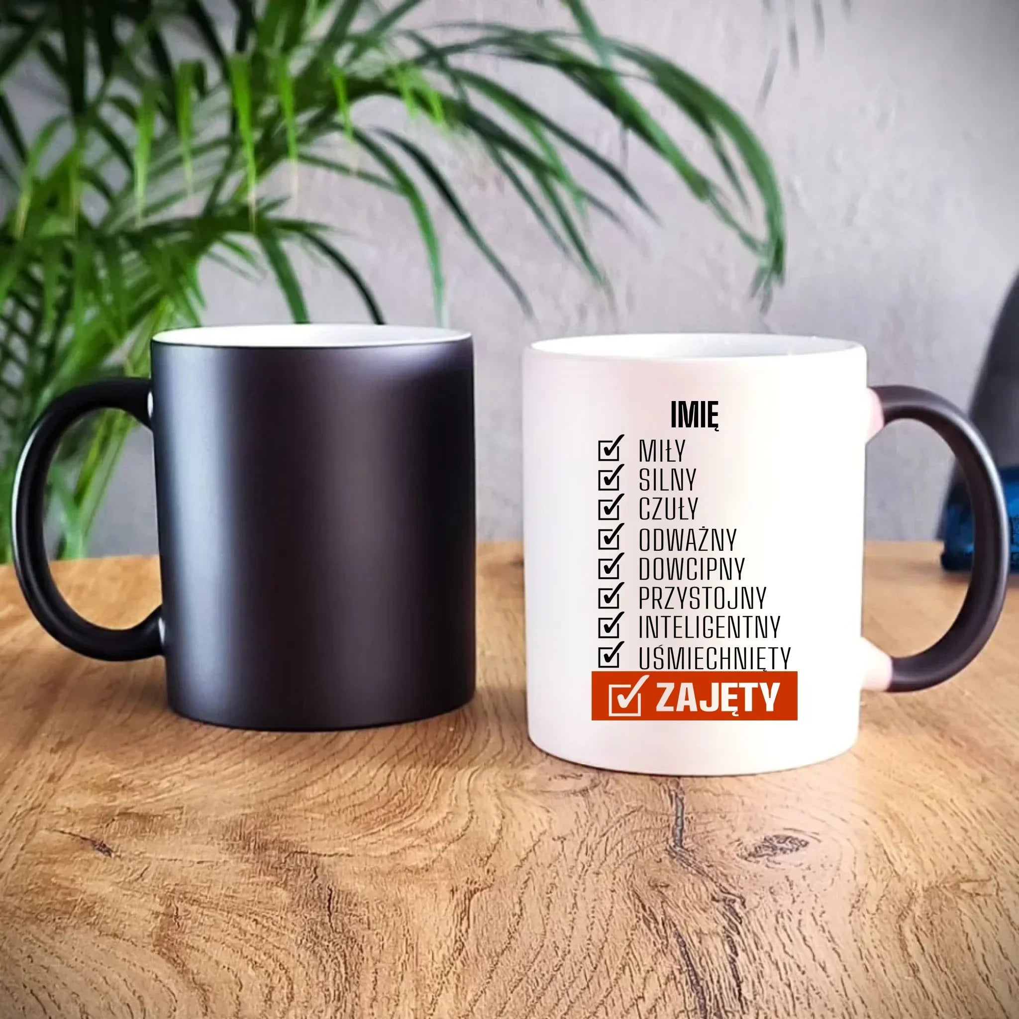 Kubek magiczny - Zajęty prezent dla chłopaka męża narzeczonego - personalizowany DCH05 - StoryCups.pl